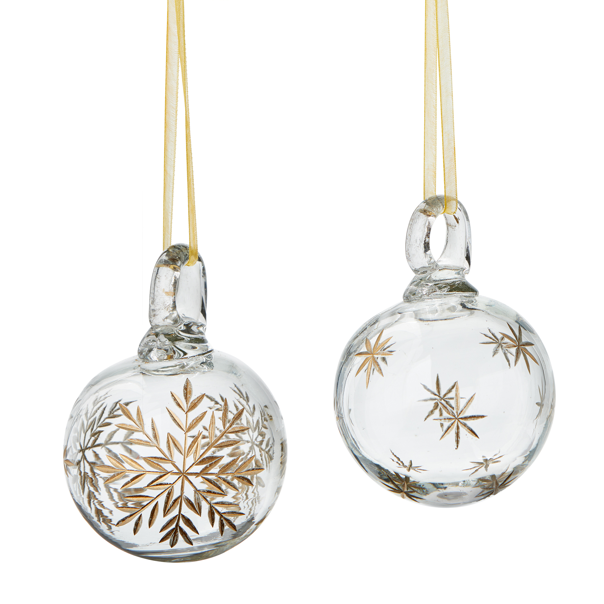 Picture of GLASS STARLIGHT ORNAMENT ASMT/2