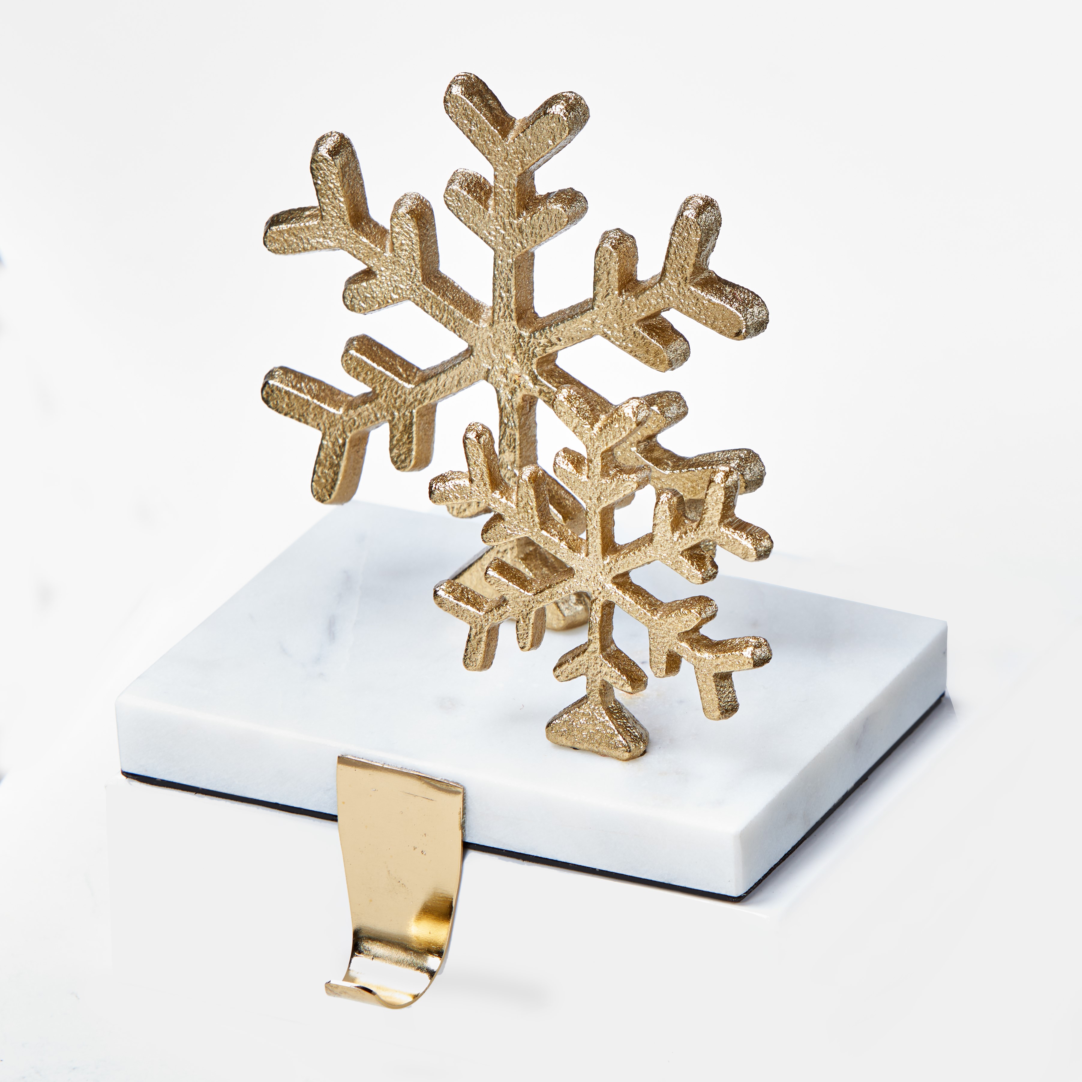 Picture of DOUBLE SNOWFLAKE STOCKING HOLDER