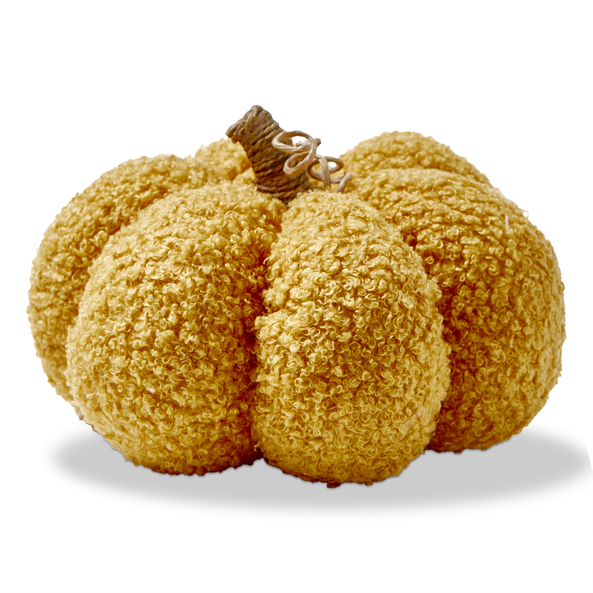 Picture of BOUCLE PUMPKIN DECOR SMALL YELLOW