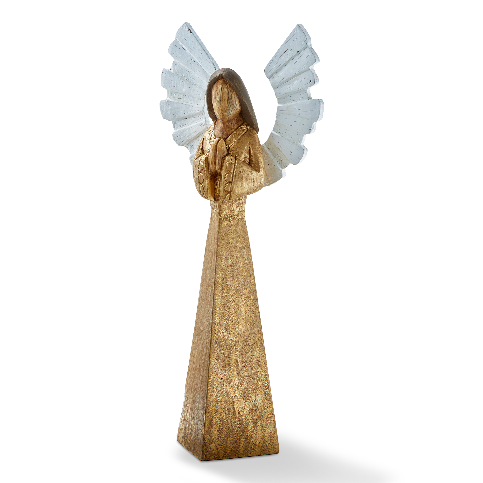 Picture of CARVED WOOD ANGEL DECOR
