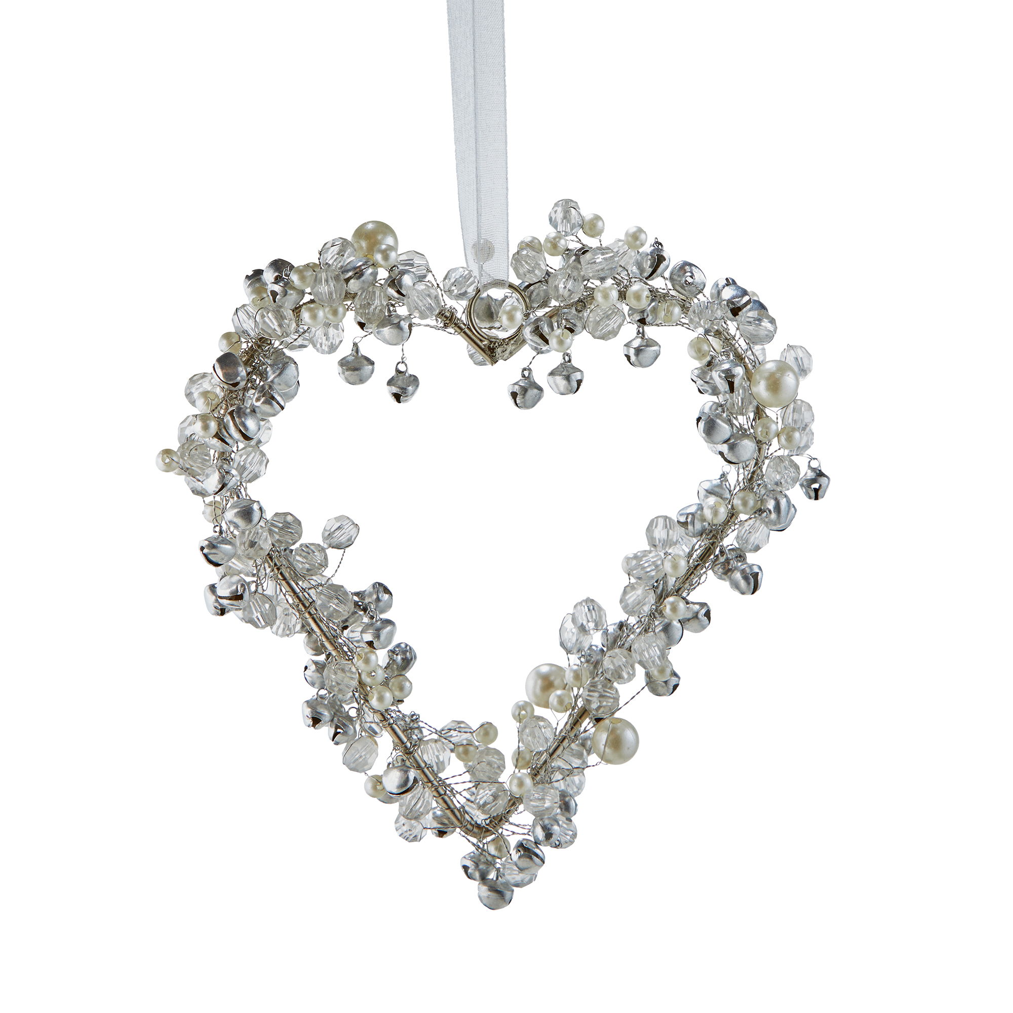 Picture of BEADED HEART ORNAMENT