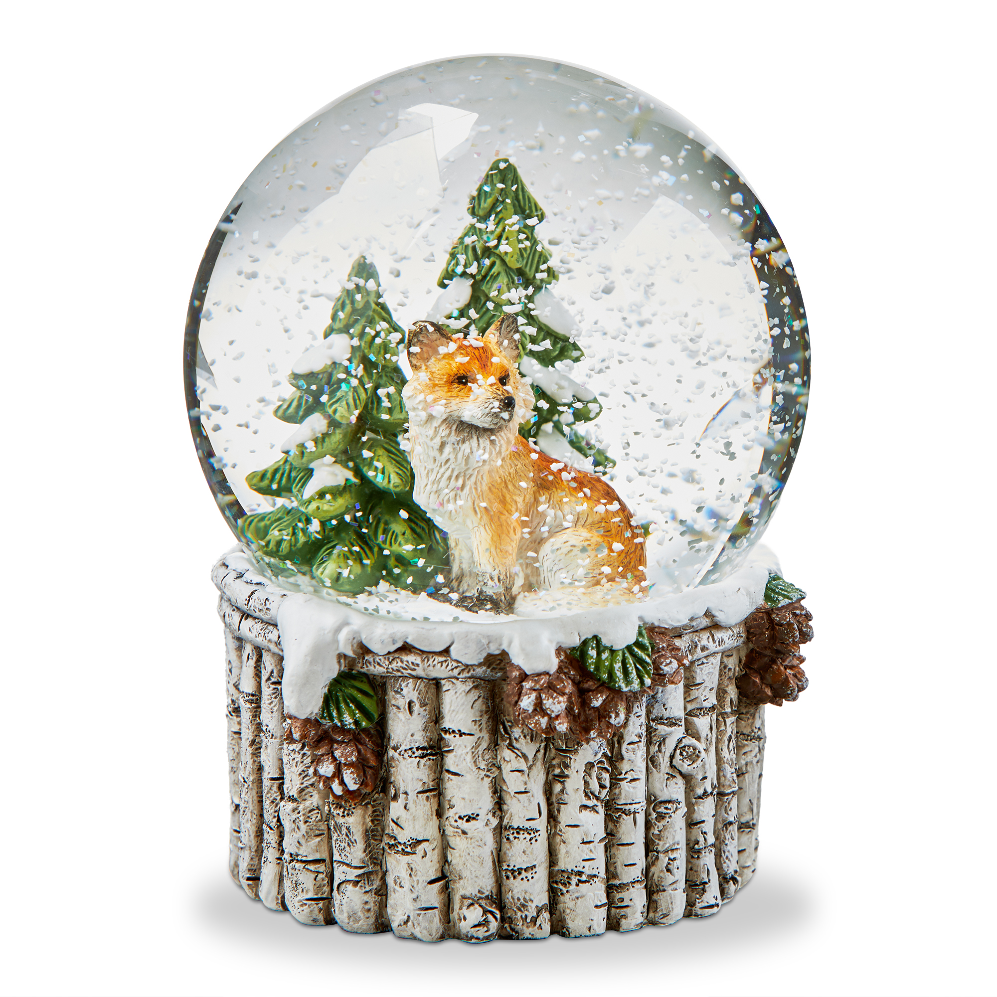 Picture of FOX IN FOREST SNOW GLOBE
