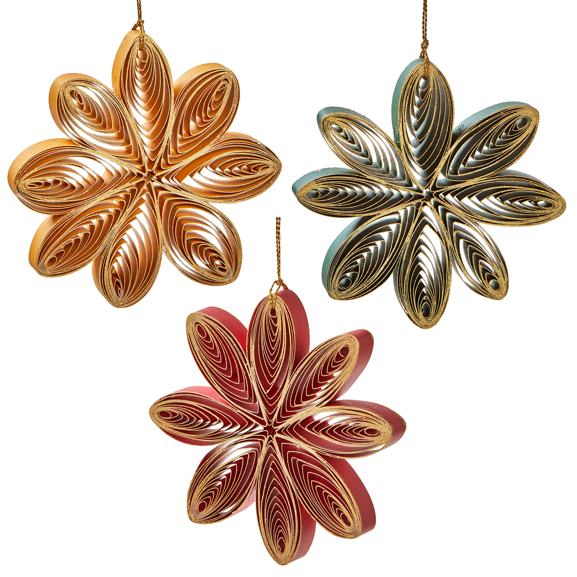 Picture of FLORAL QUILLED PAPER DECOR ASMT/3
