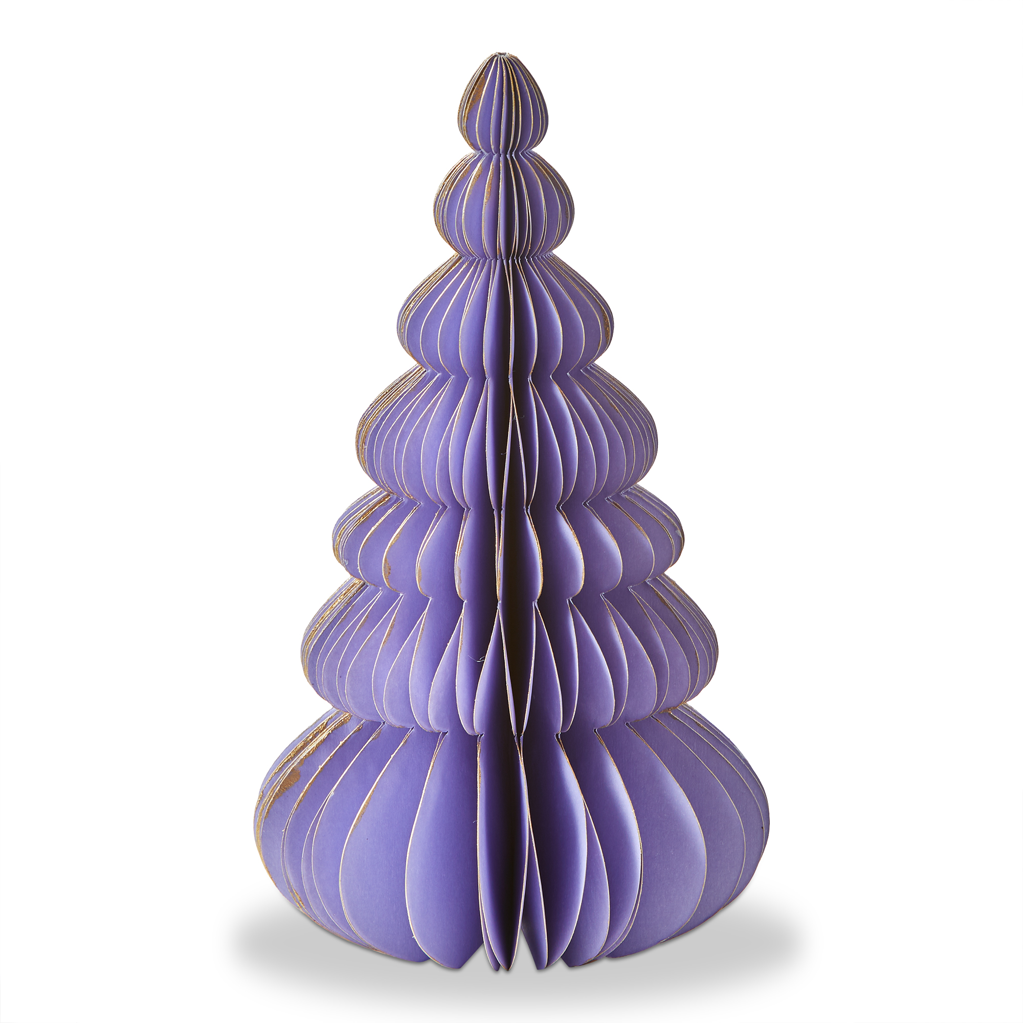 Picture of GROOVY PAPER TREE DECOR SMALL PURPLE
