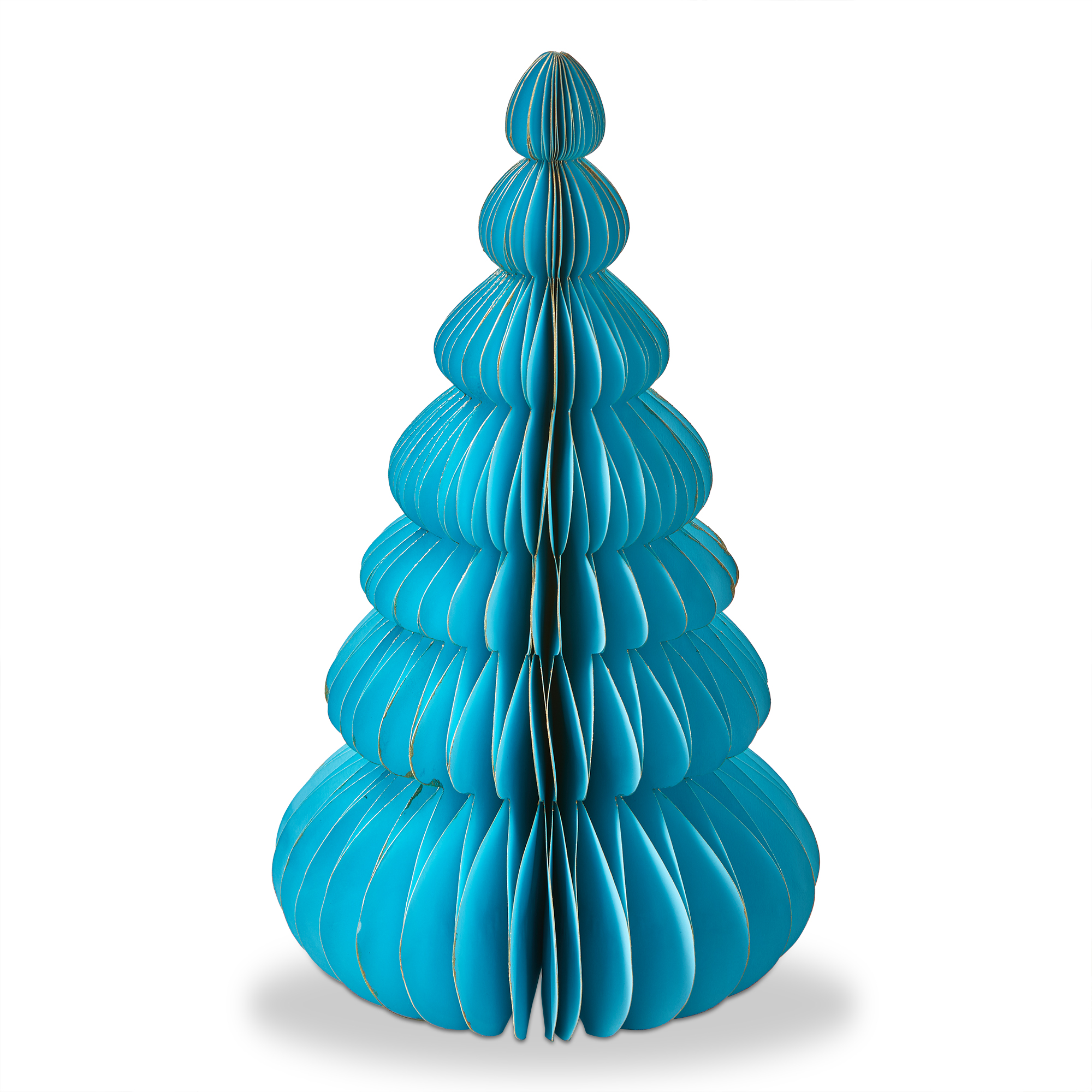 Picture of GROOVY PAPER TREE DECOR LARGE BLUE