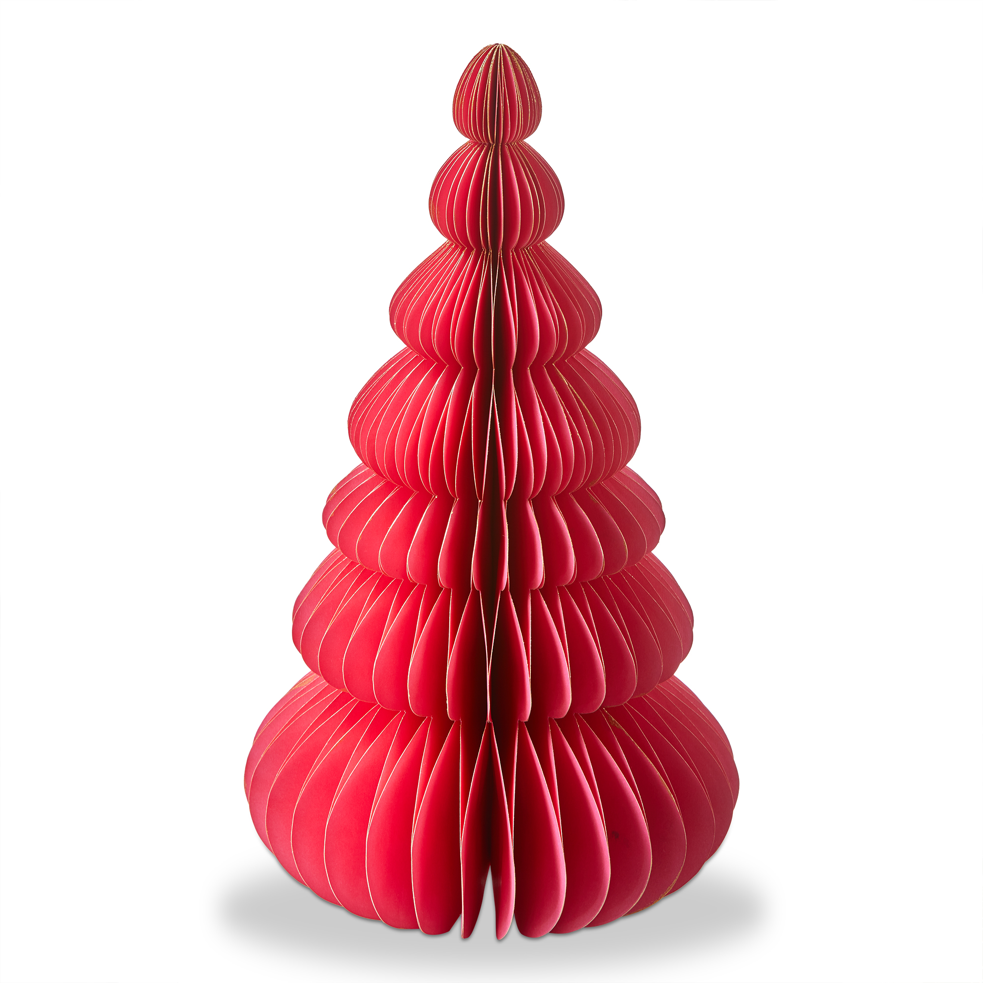 Picture of GROOVY PAPER TREE DECOR LARGE HOT PINK