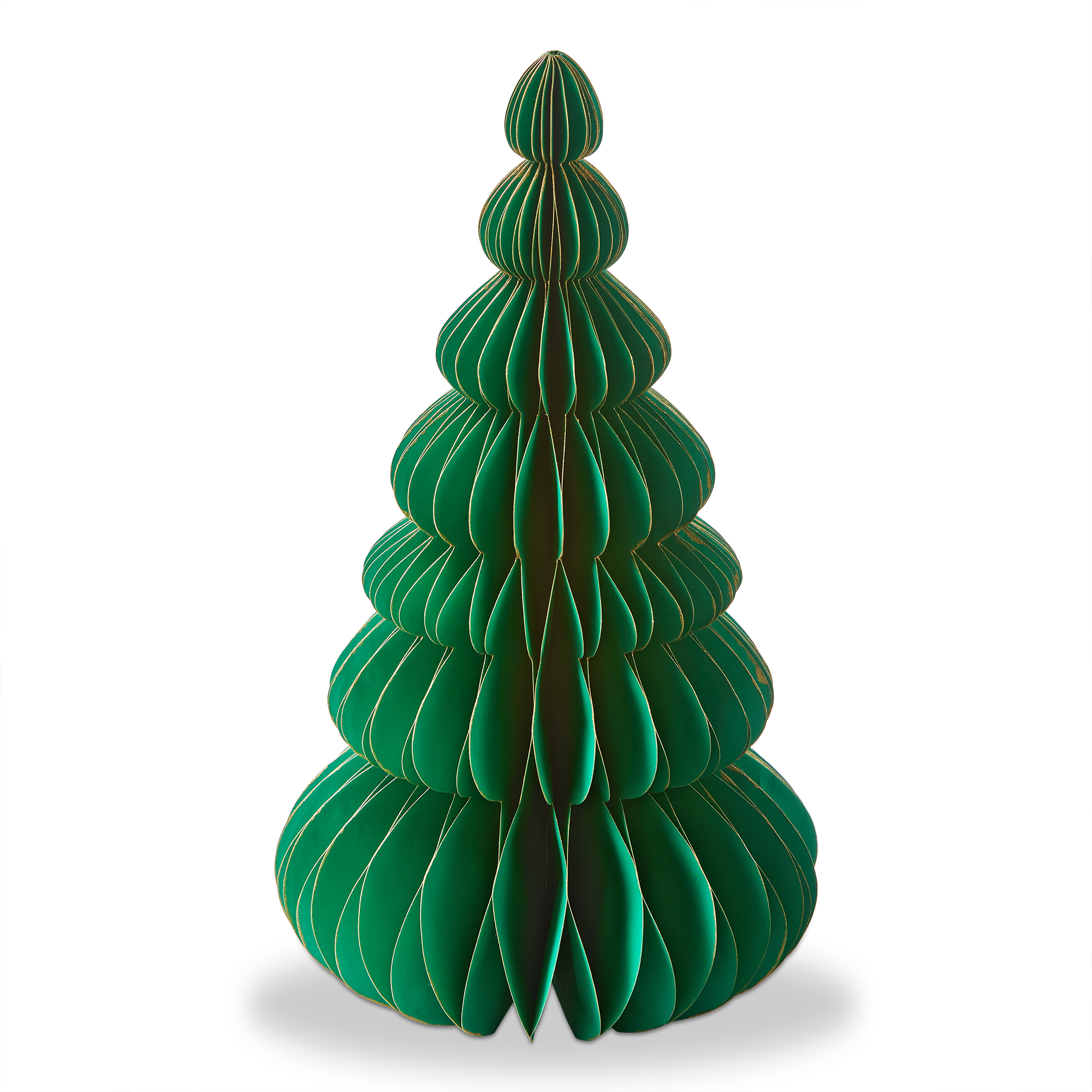 Picture of GROOVY PAPER TREE DECOR LG BRIGHT GREEN