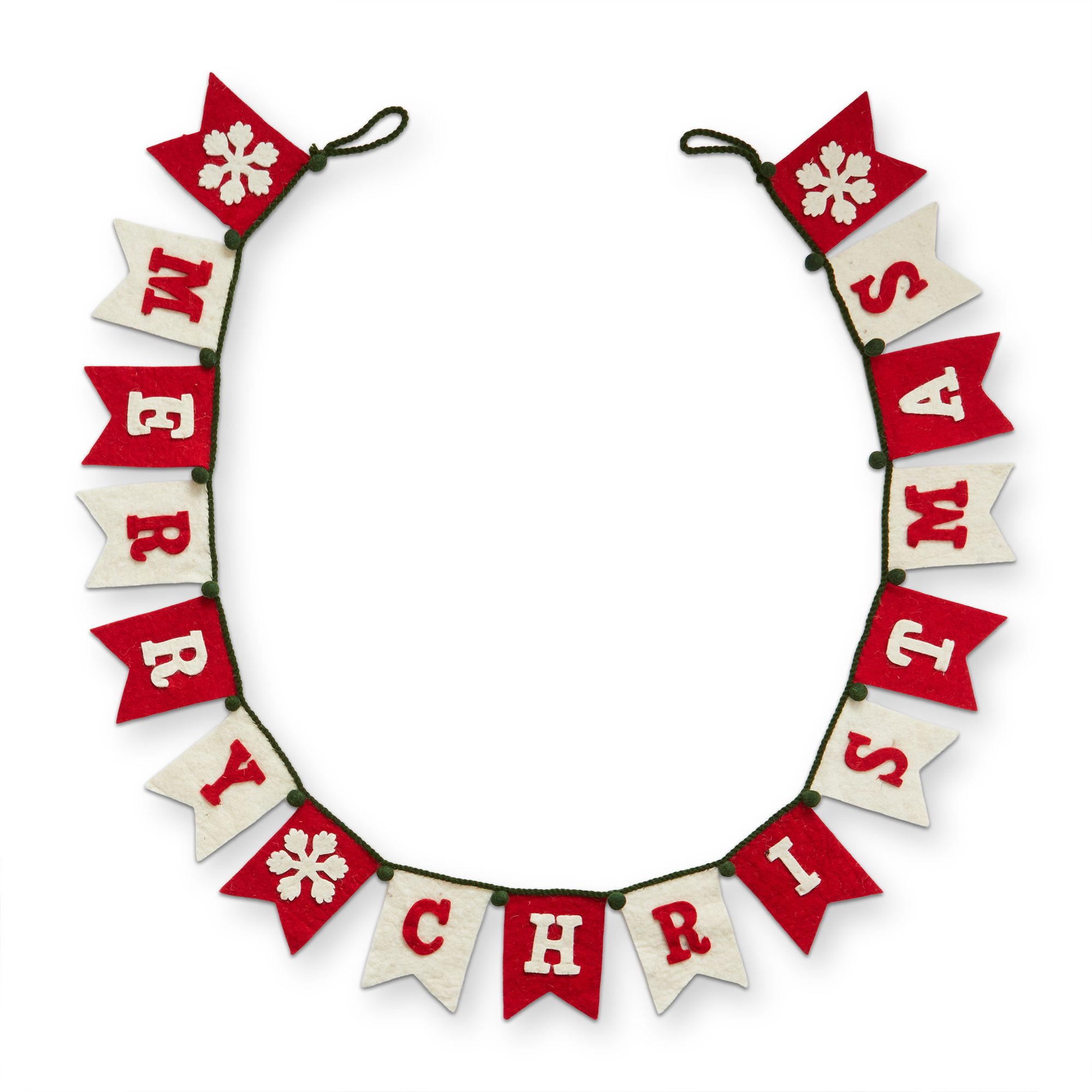 Picture of MERRY CHRISTMAS W/SNOWFLAKES GARLAND