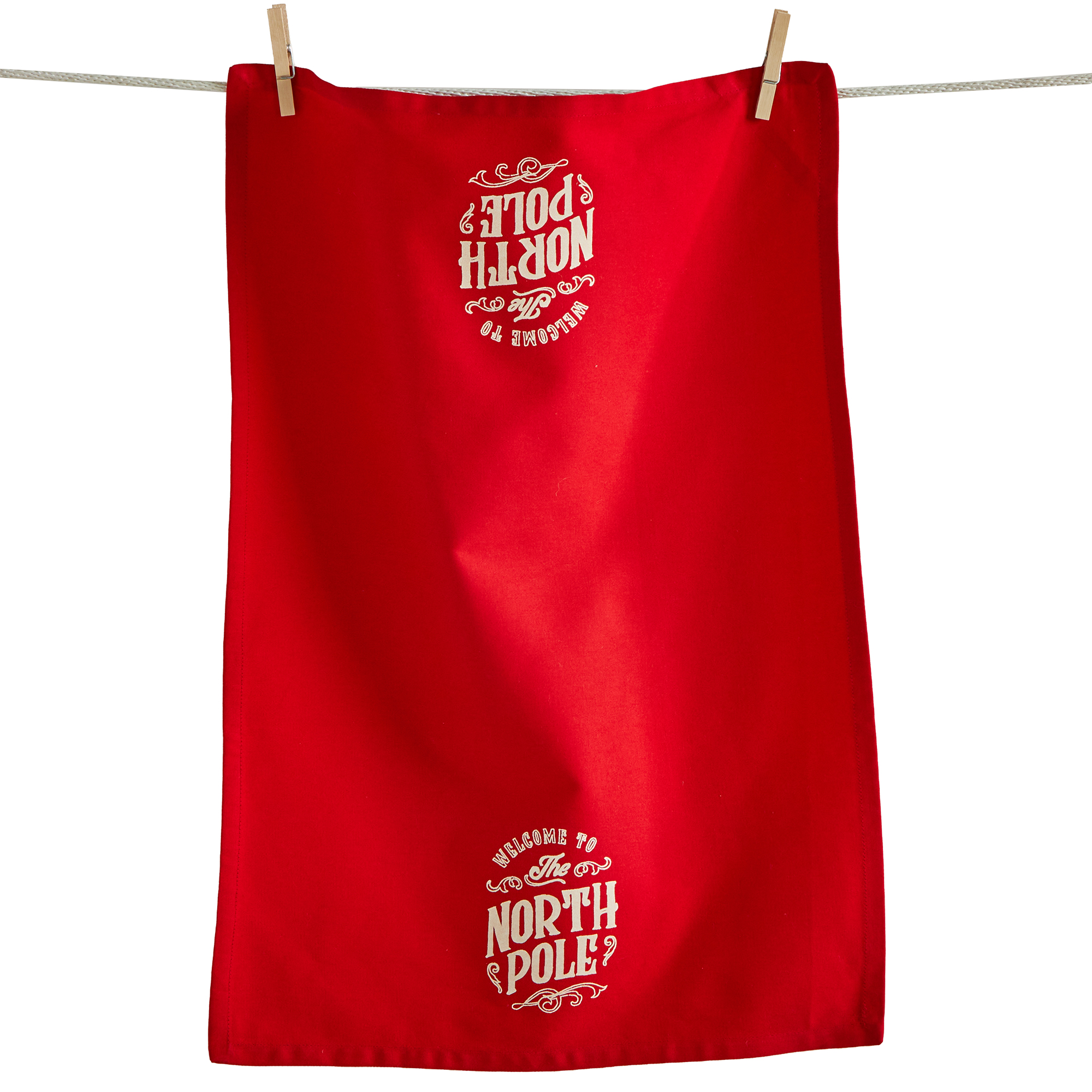 Picture of WELCOME TO THE NORTH POLE DISHTOWEL