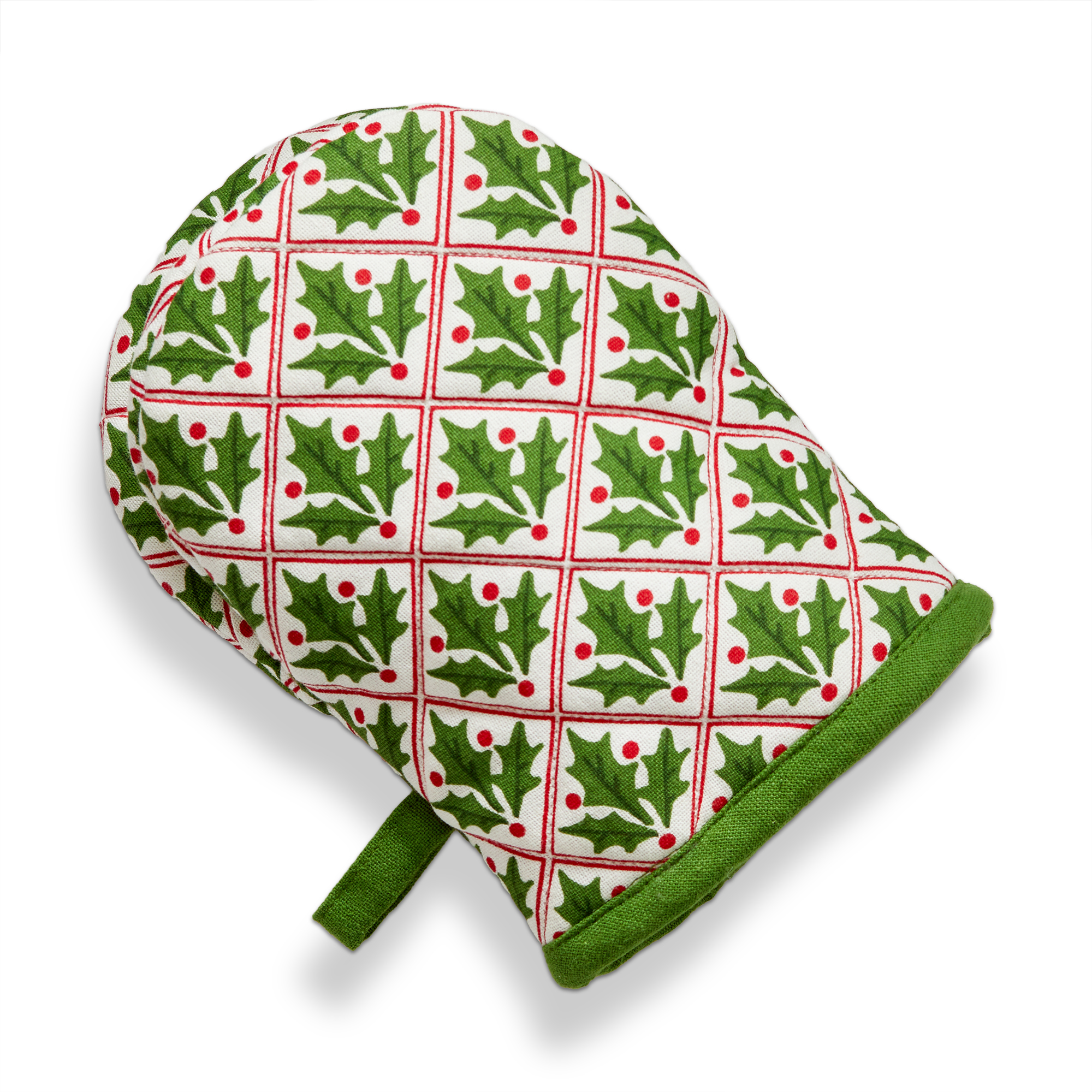 Picture of CHRISTMAS HOLLY HALF MITT