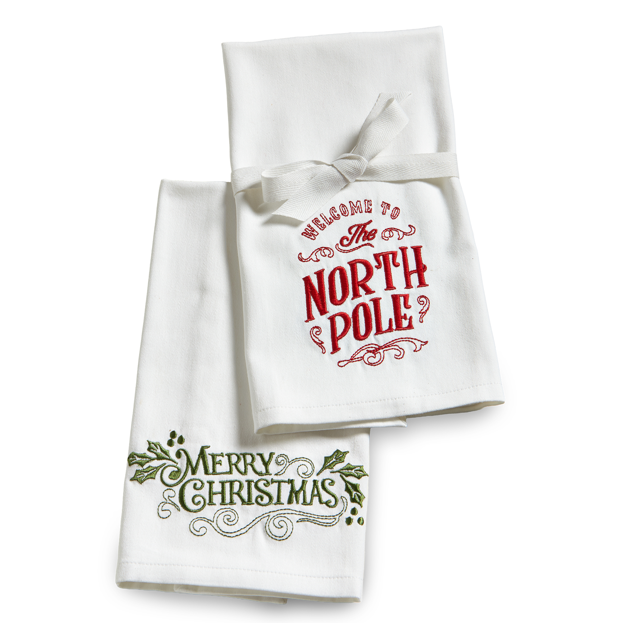 Picture of CHRISTMASTIME GUEST TOWEL S/2
