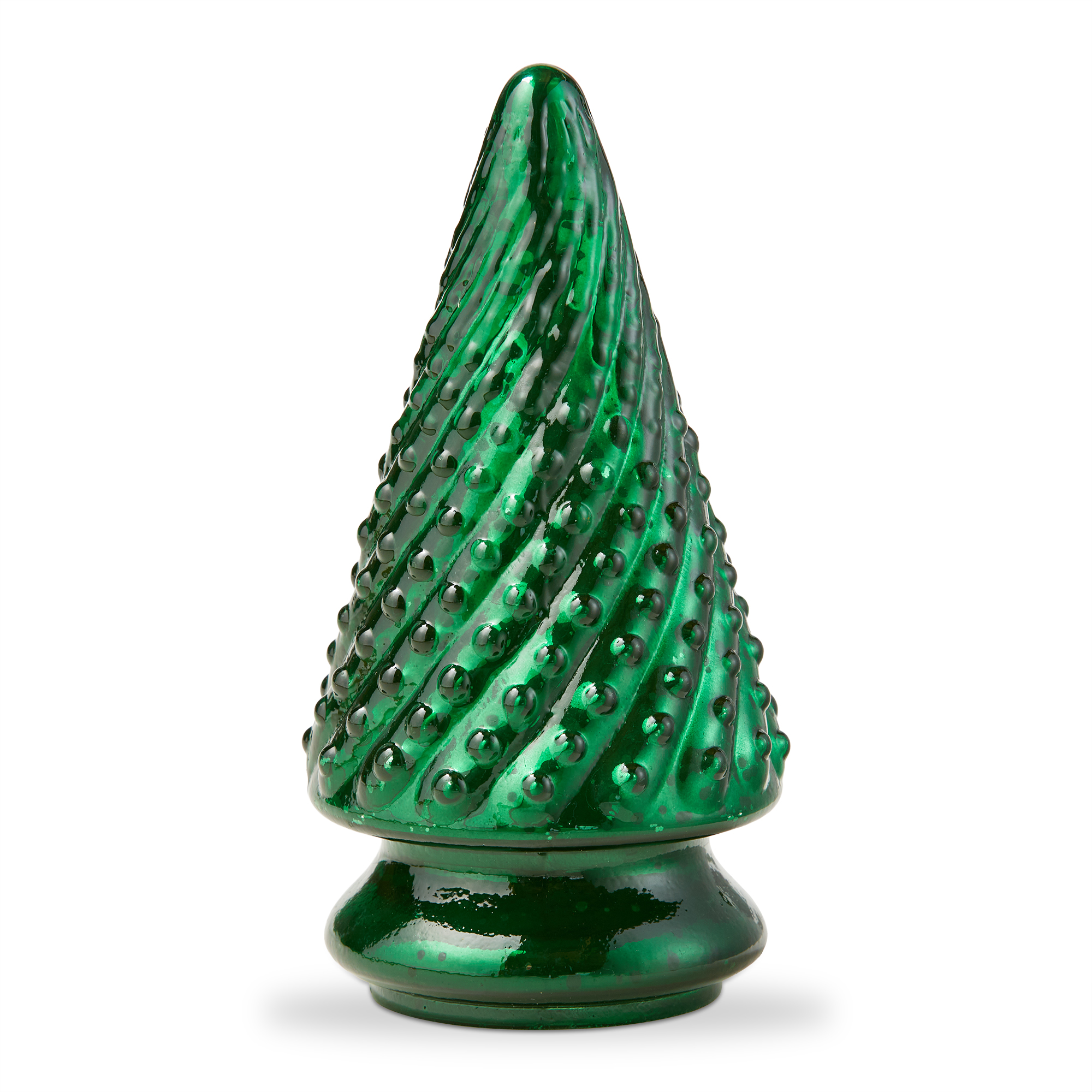Picture of GROOVY DOTTED GLASS TREE DECOR SMALL