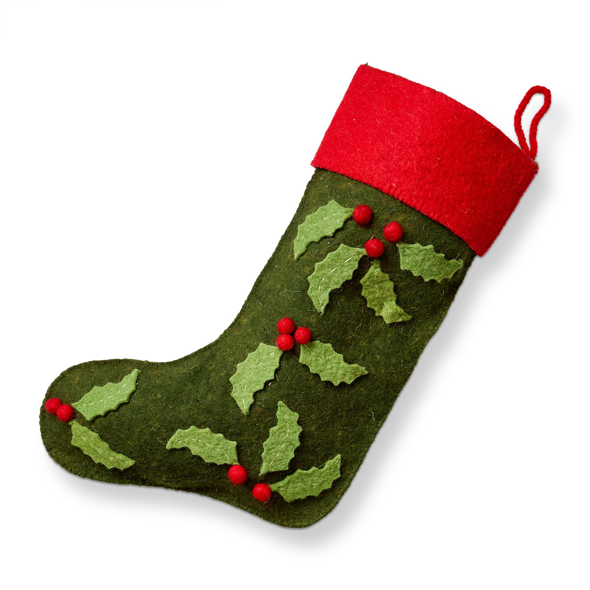 Picture of CHRISTMASTIME FELT STOCKING