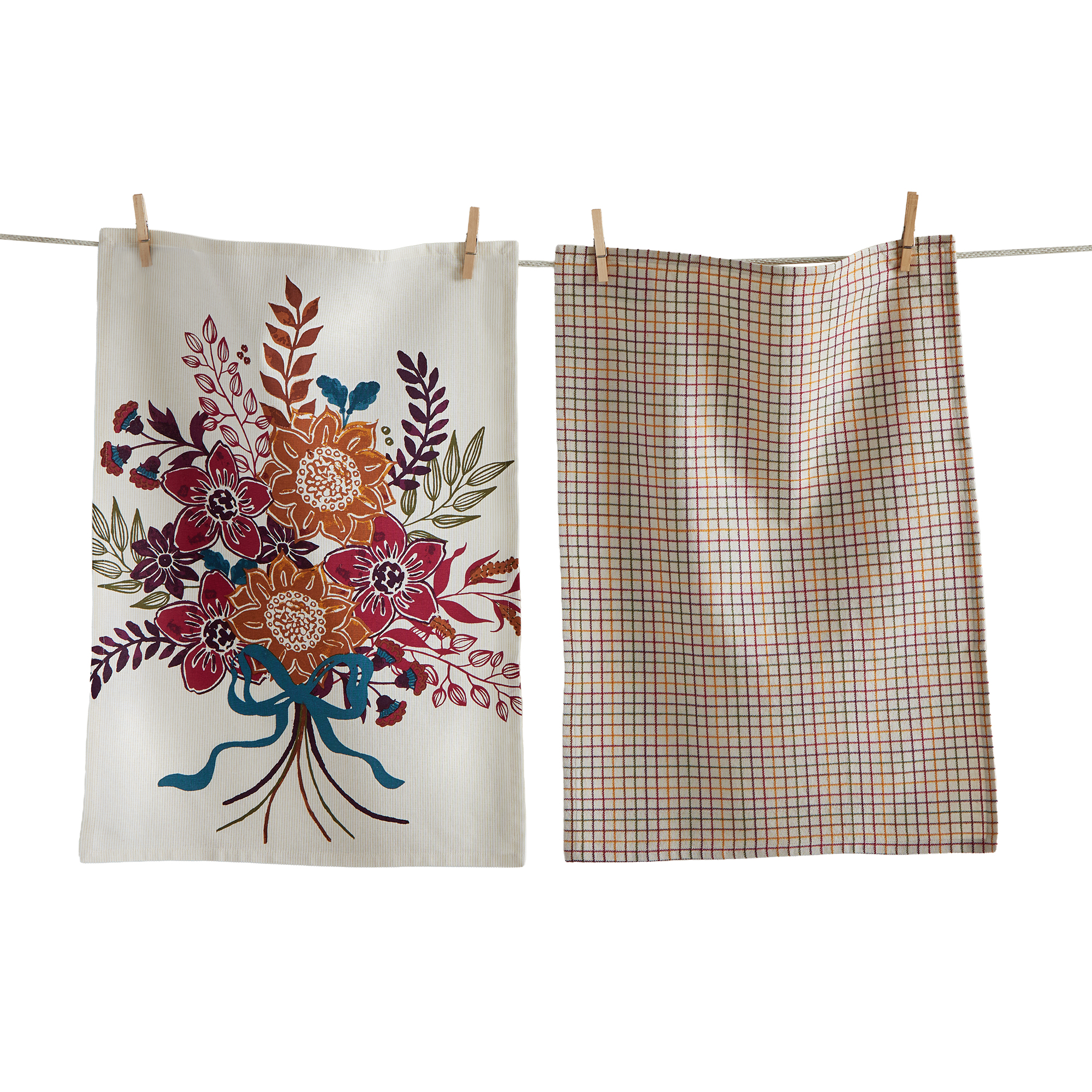 Picture of AUTUMN BLOOM DISHTOWEL S/2