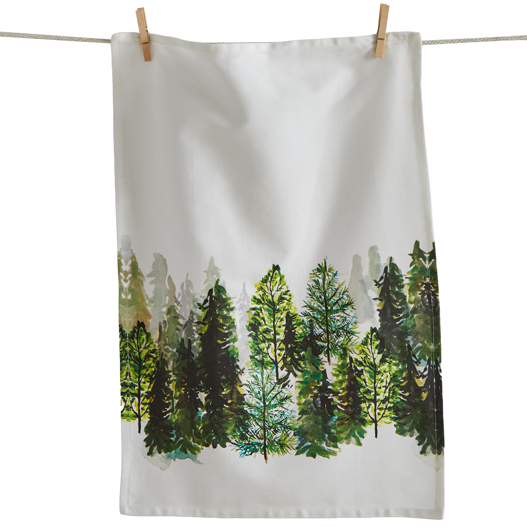 Picture of NORTHERN FOREST TREES DISHTOWEL