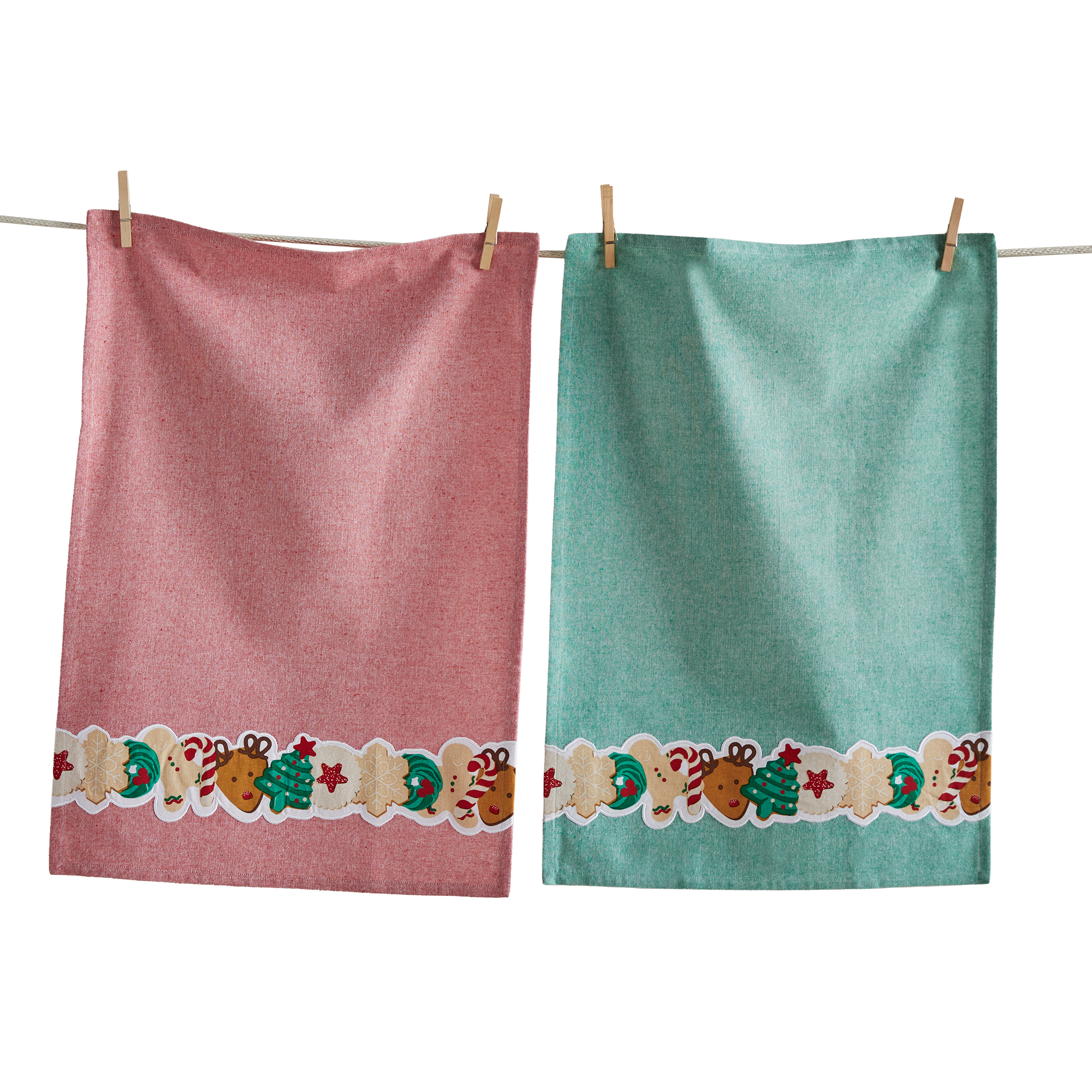 Picture of SWEETEST CHRISTMAS APPLIQUE DT S/2