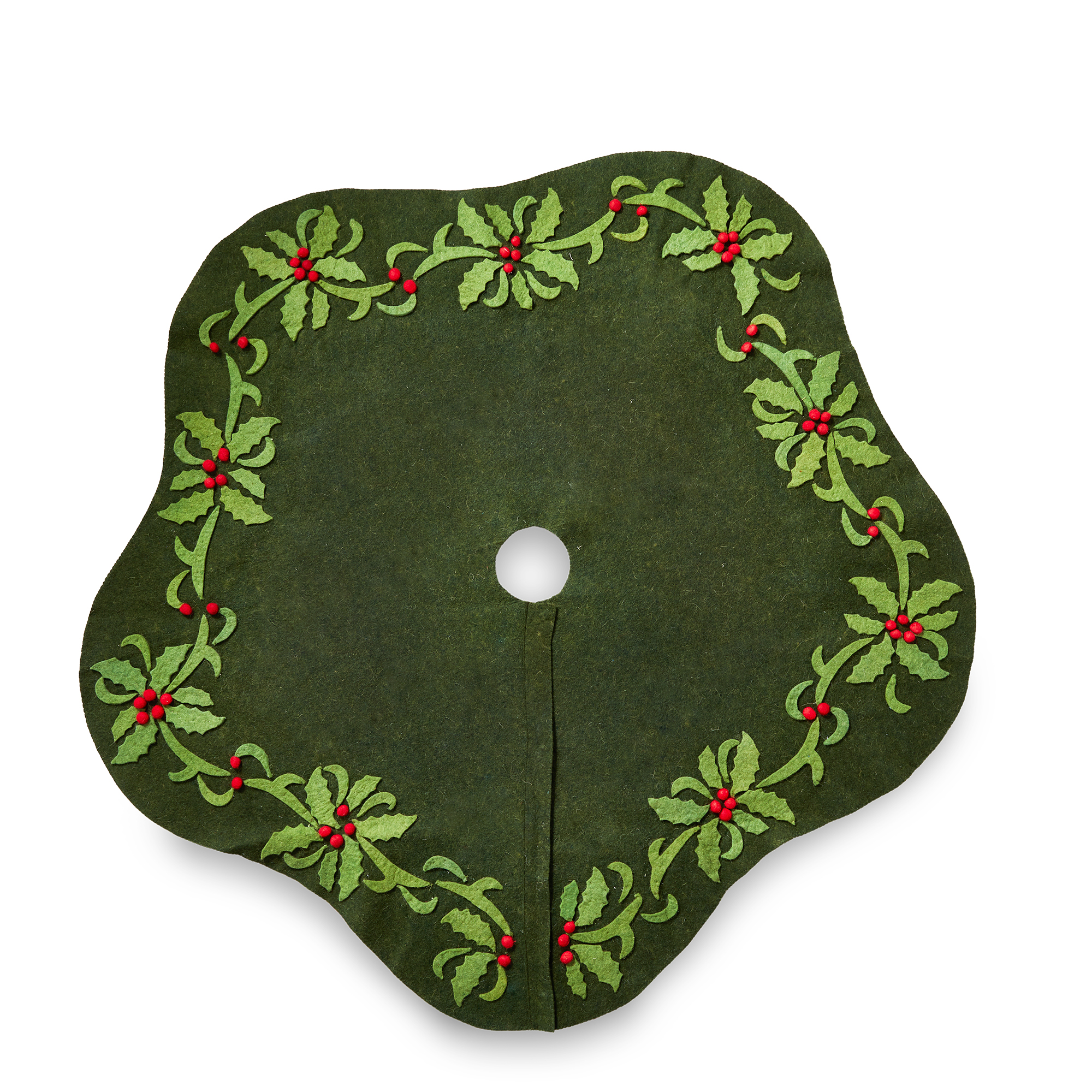 Picture of CHRISTMASTIME FELT TREE SKIRT