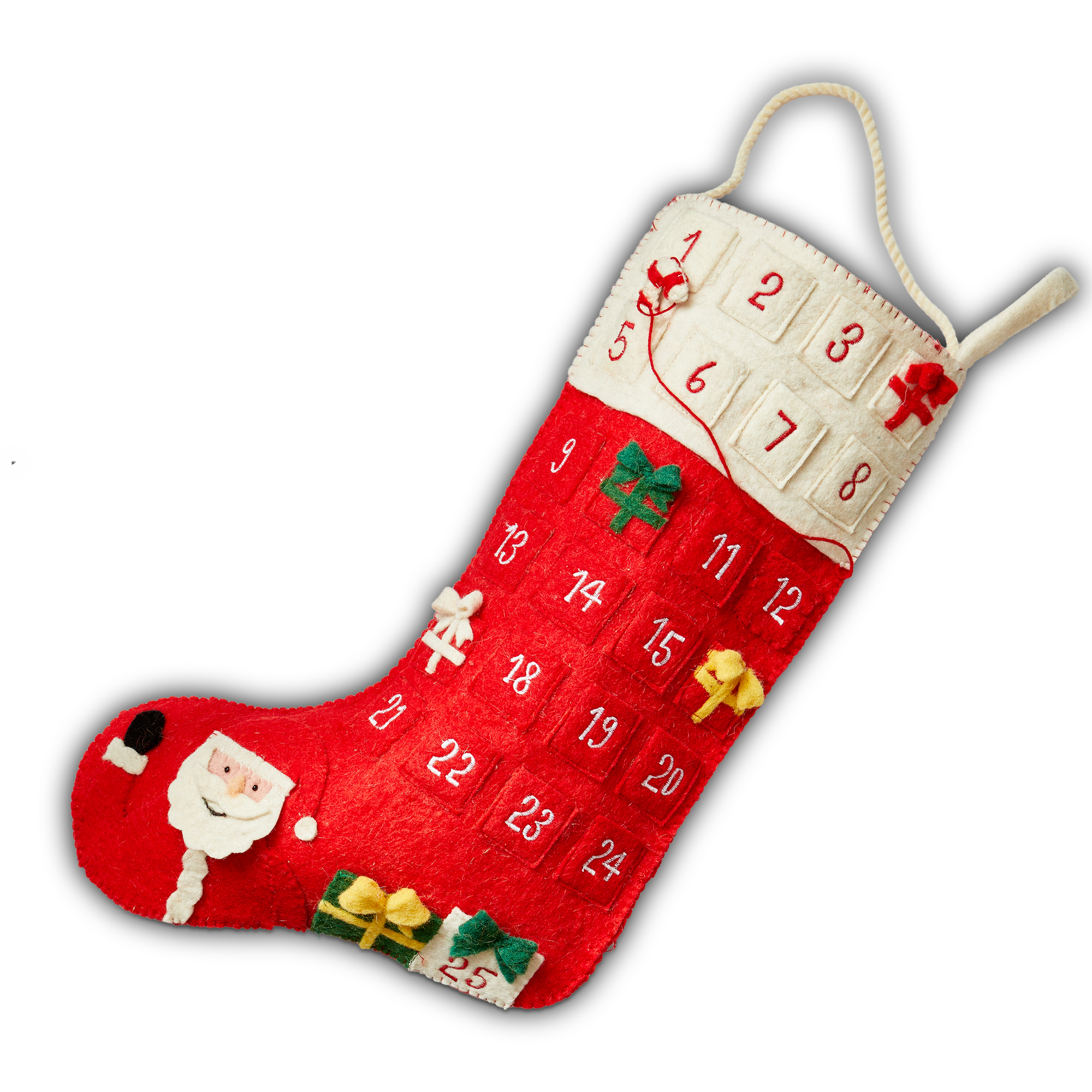 Picture of HOLIDAY CHEER WOOL FELT ADVENT CALENDAR