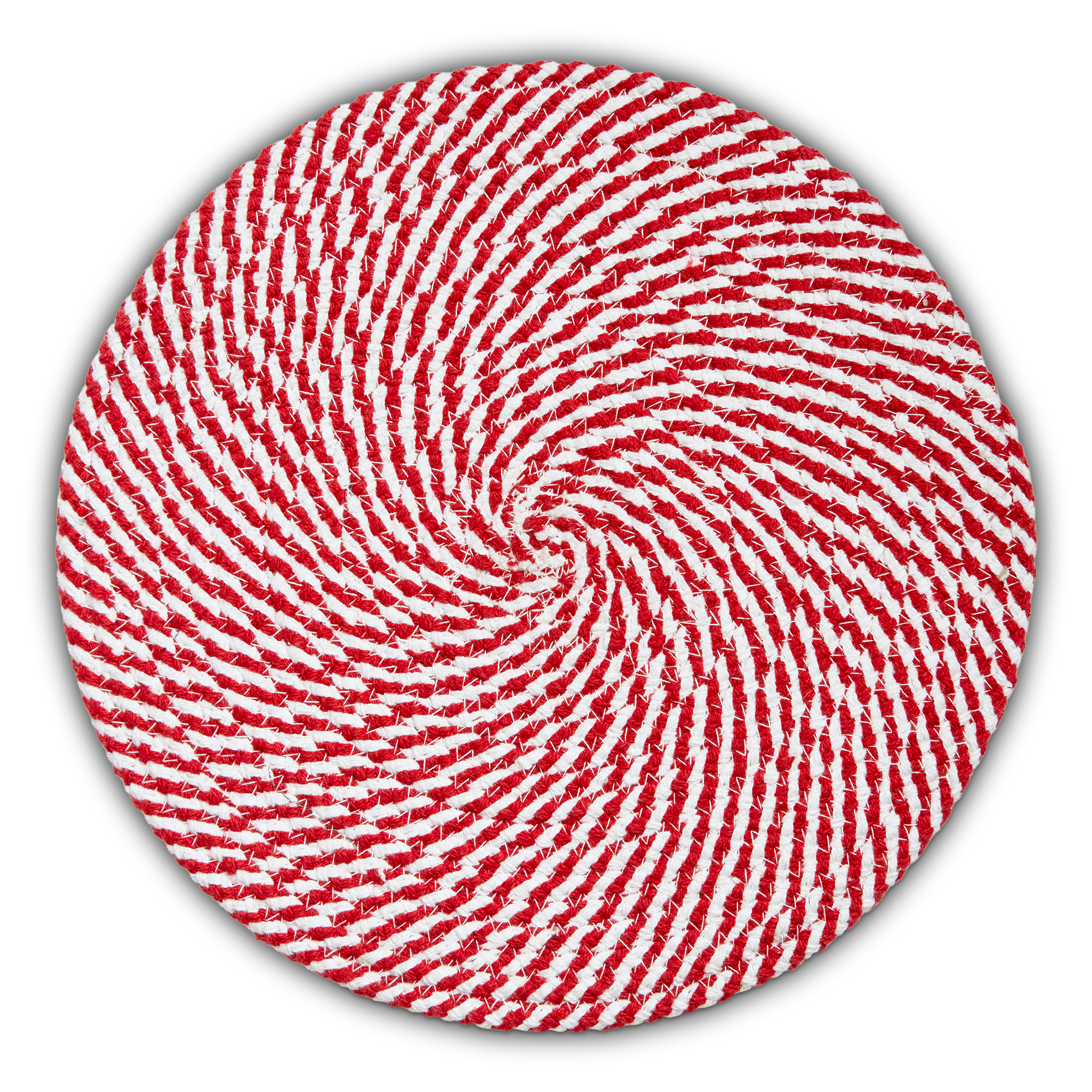 Picture of HOLIDAY CHEER ROUND BRAIDED PLACEMAT