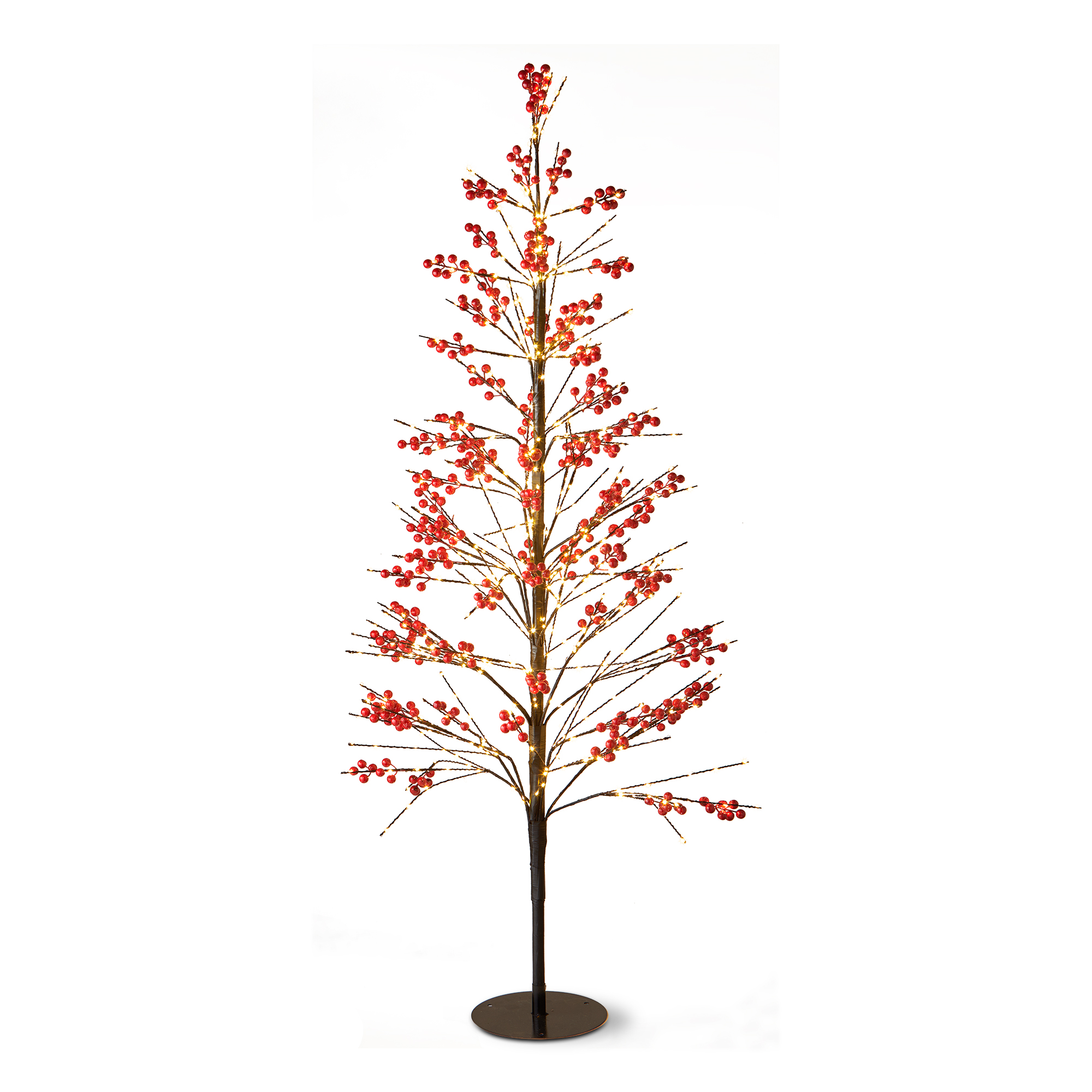 Picture of RED BERRY LED TREE 5 FT