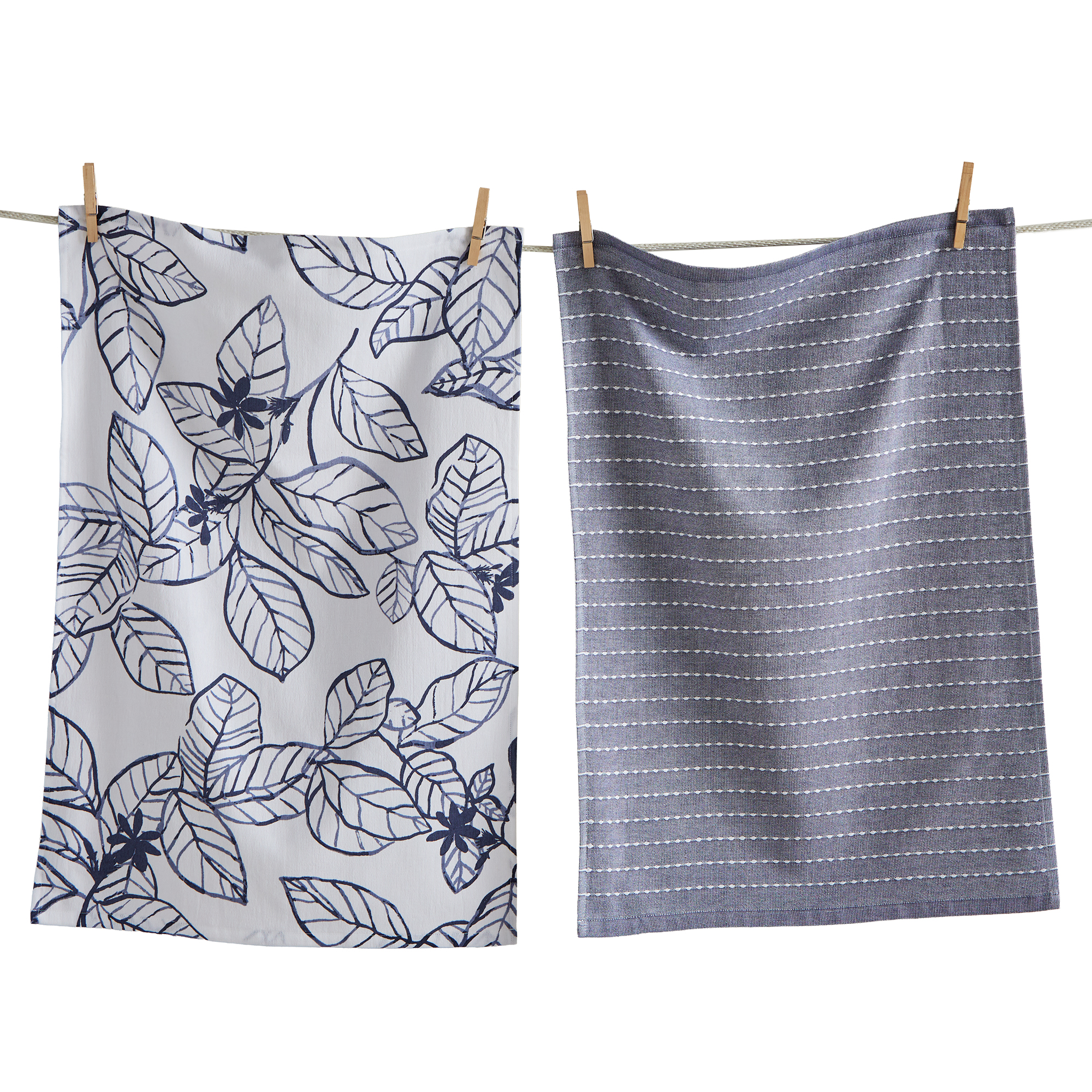 Picture of AINSLIE HAMMAM TERRY DISHTOWEL S/2 BLUE