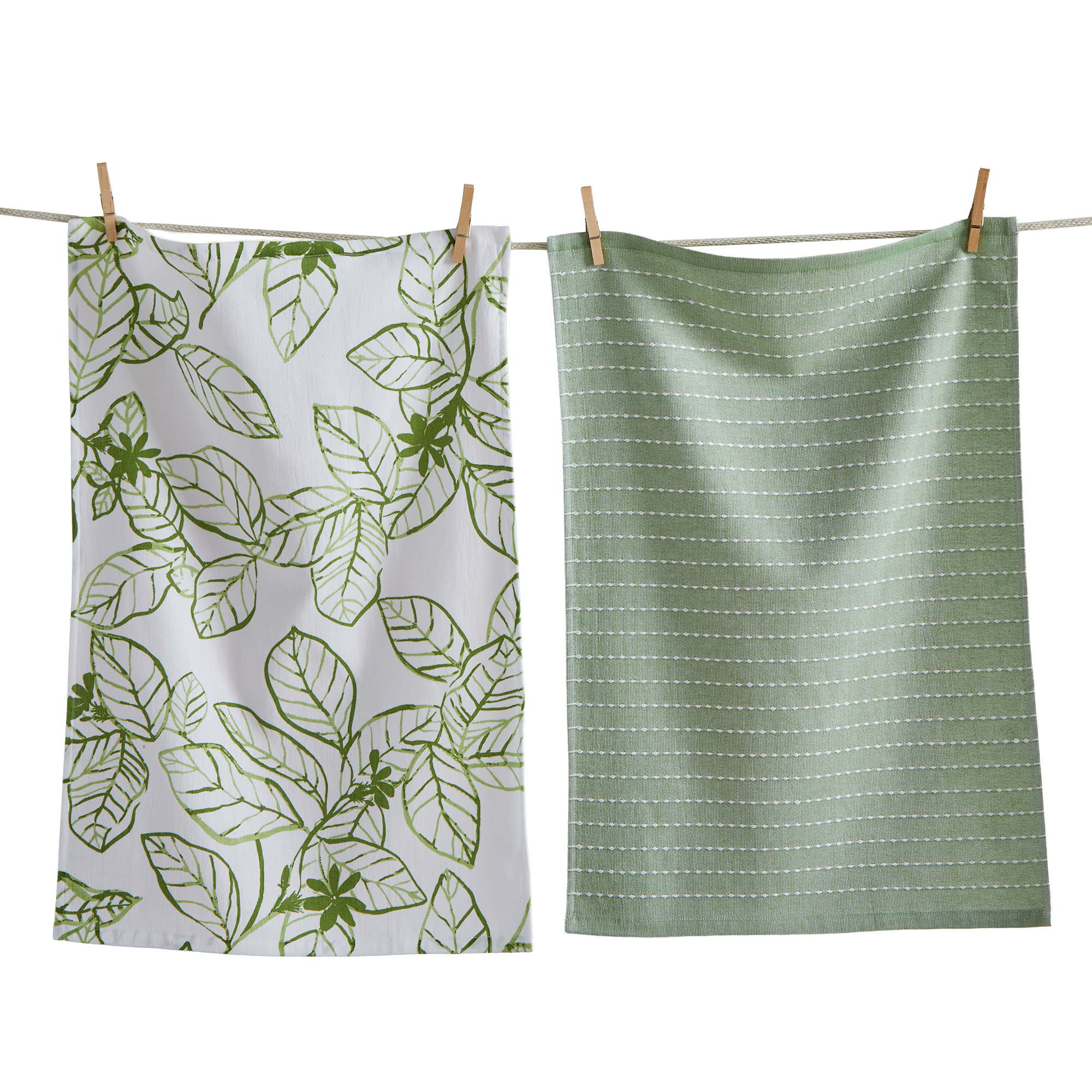 Picture of AINSLIE HAMMAM TERRY DISHTOWEL S/2 GREEN