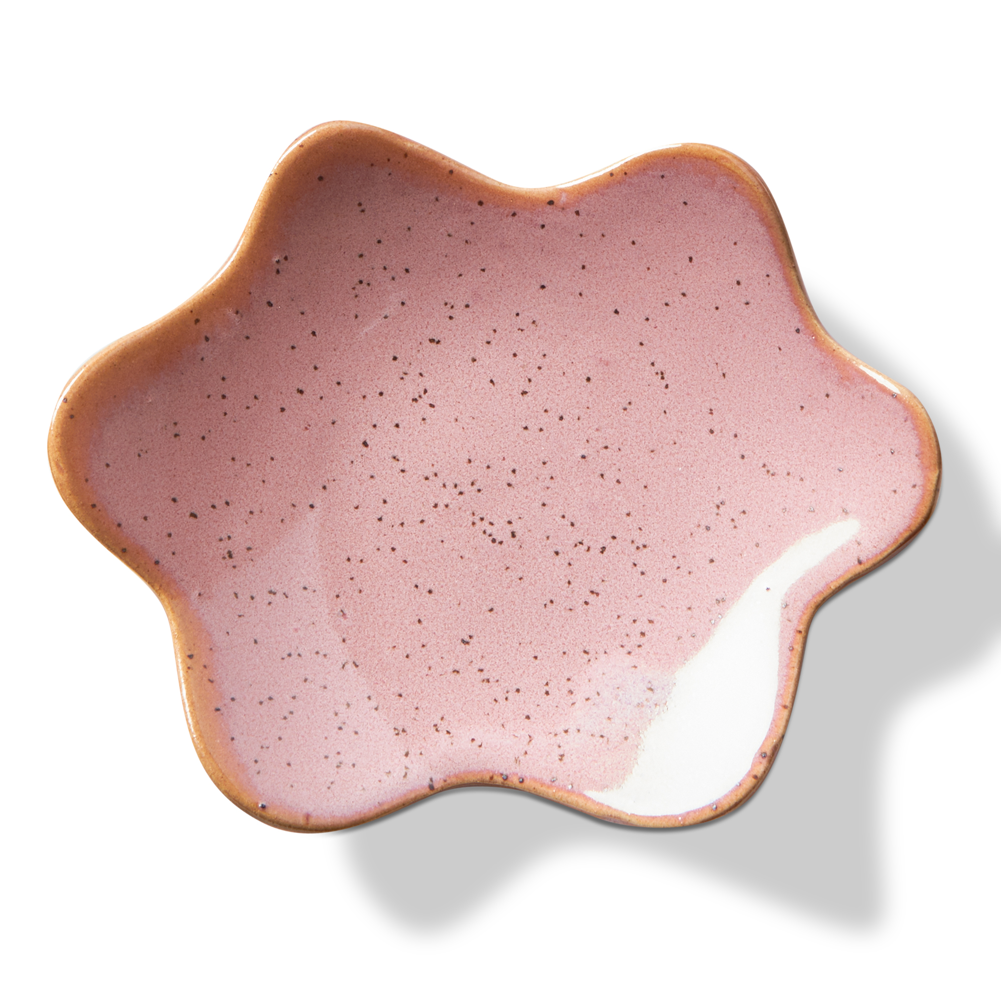 Picture of ORGANIC WAVE TRINKET DISH SM PINK