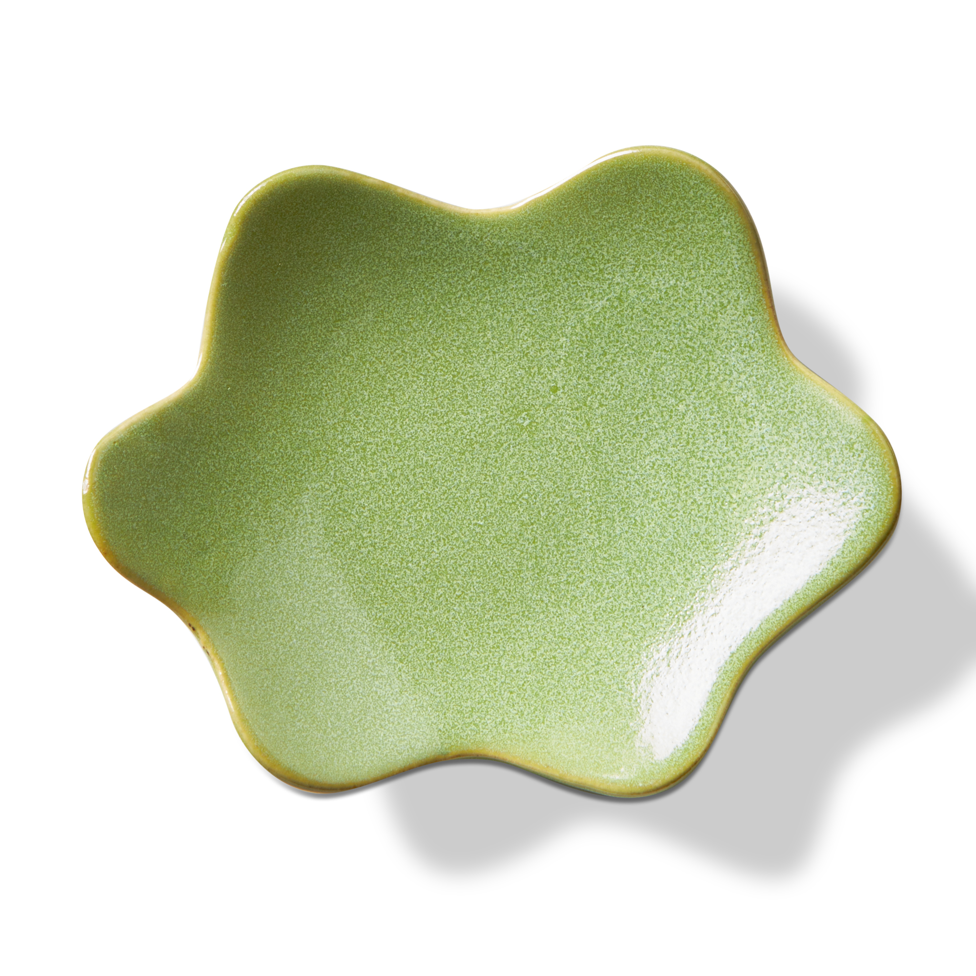 Picture of ORGANIC WAVE TRINKET DISH SM GREEN