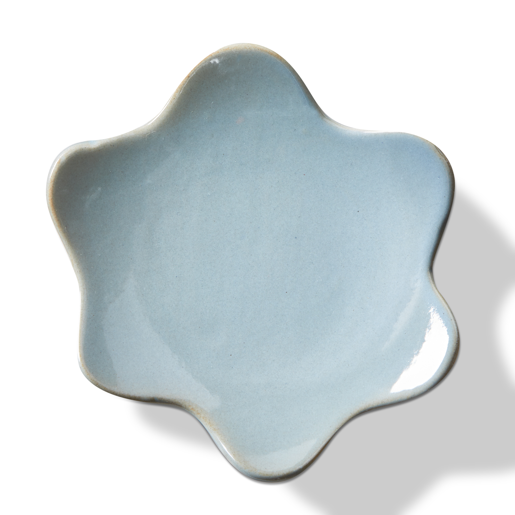 Picture of ORGANIC WAVE TRINKET DISH LG BLUE