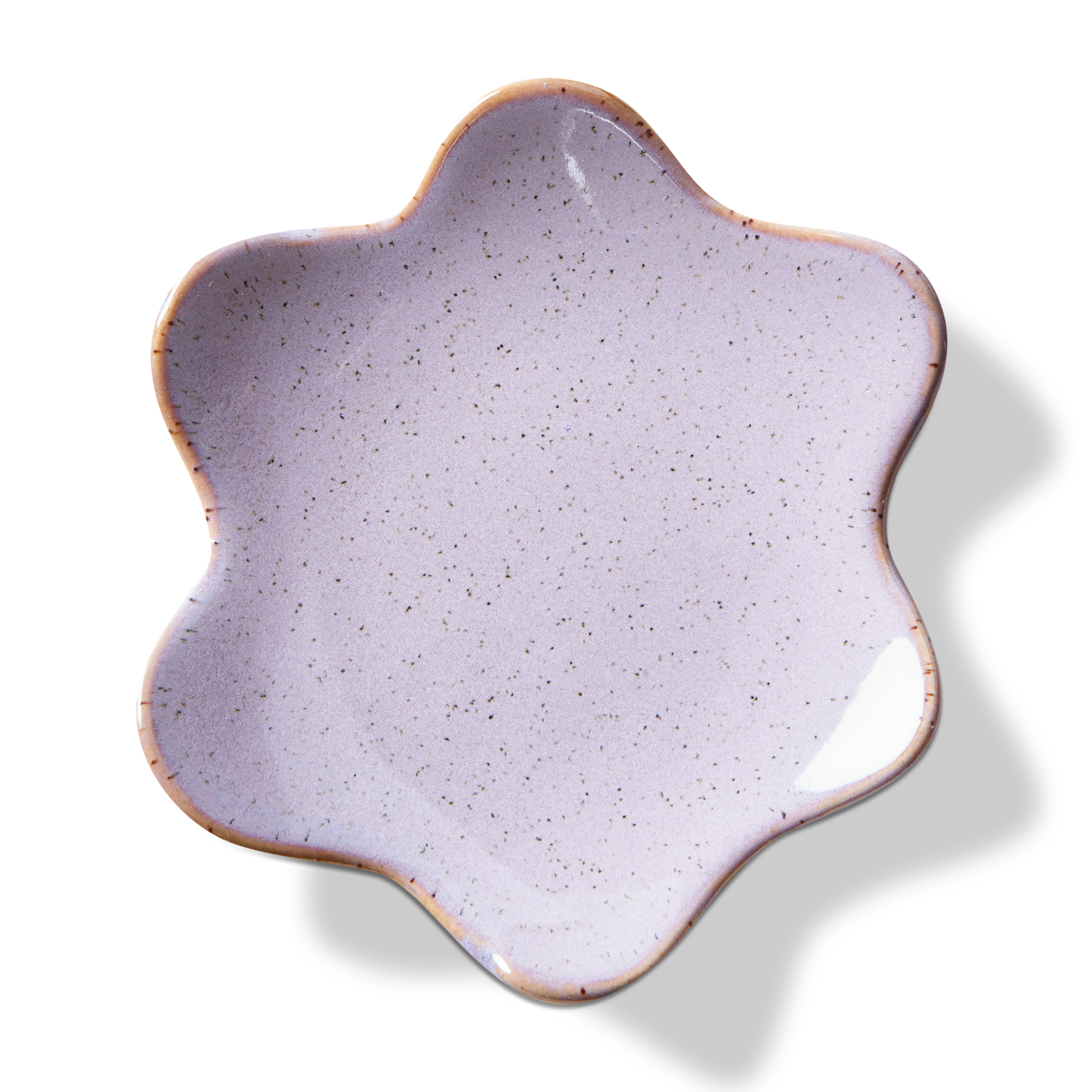 Picture of ORGANIC WAVE TRINKET DISH LG LAVENDER