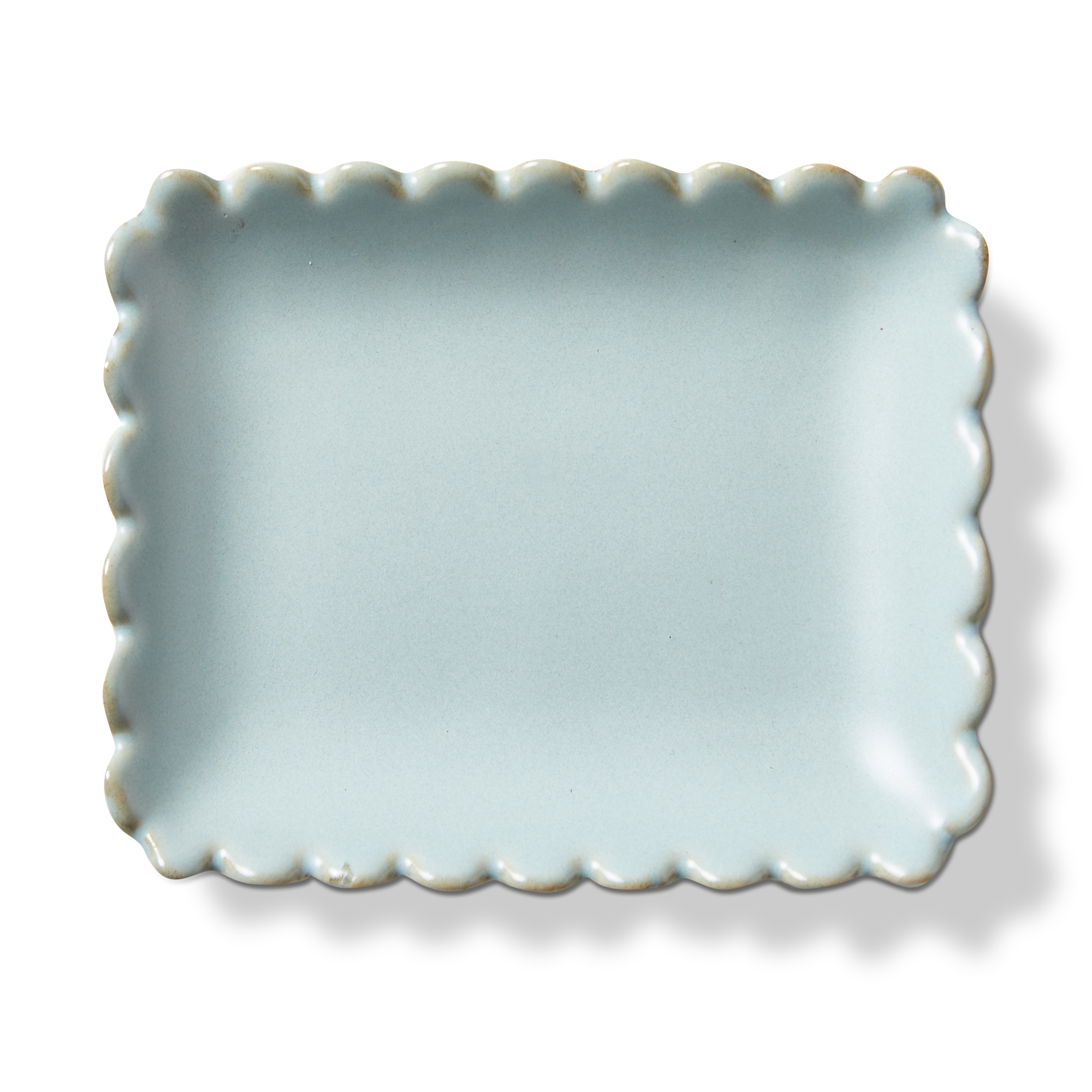 Picture of SCALLOP RECTANGLE TRINKET DISH