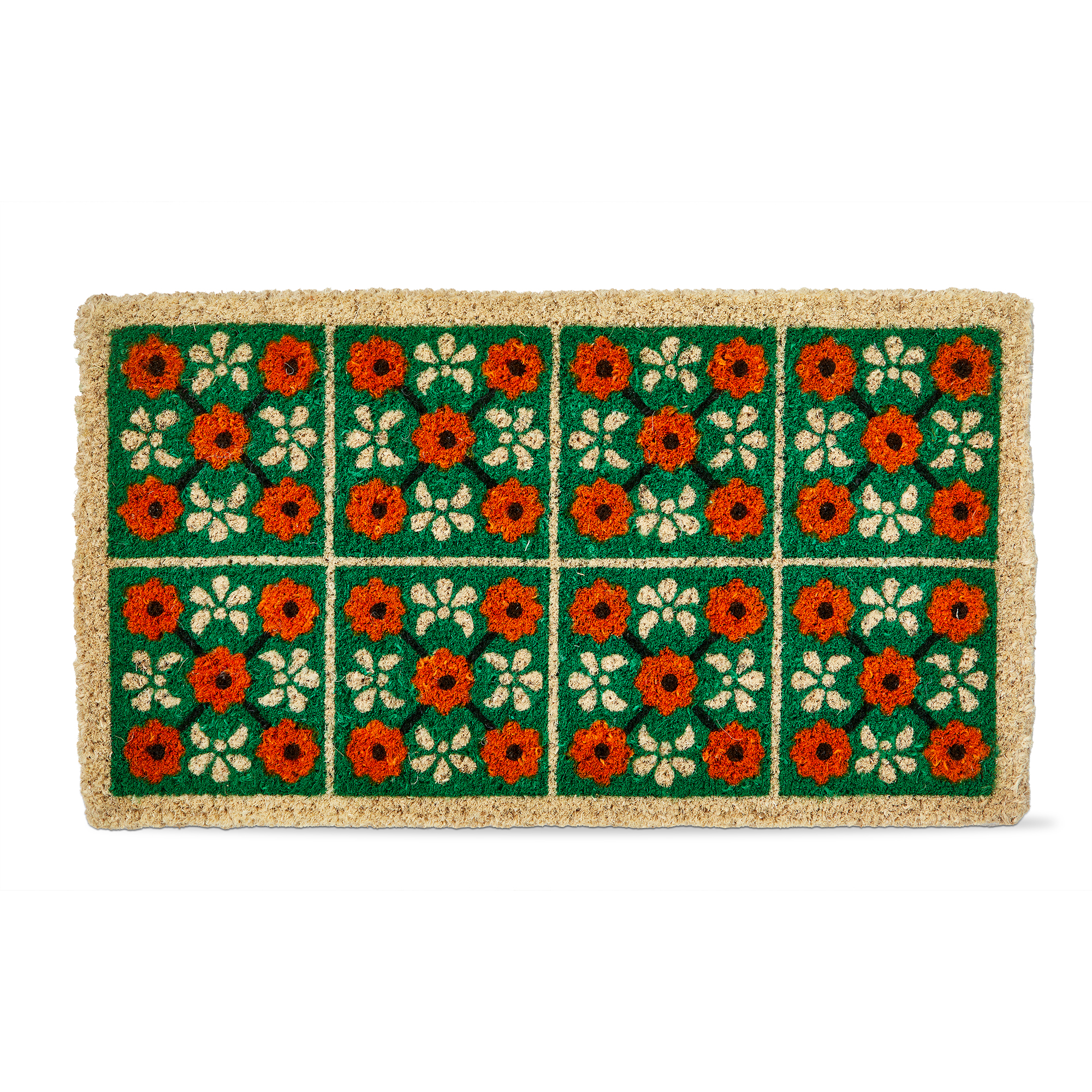 Picture of FLORAL TILES COIR MAT