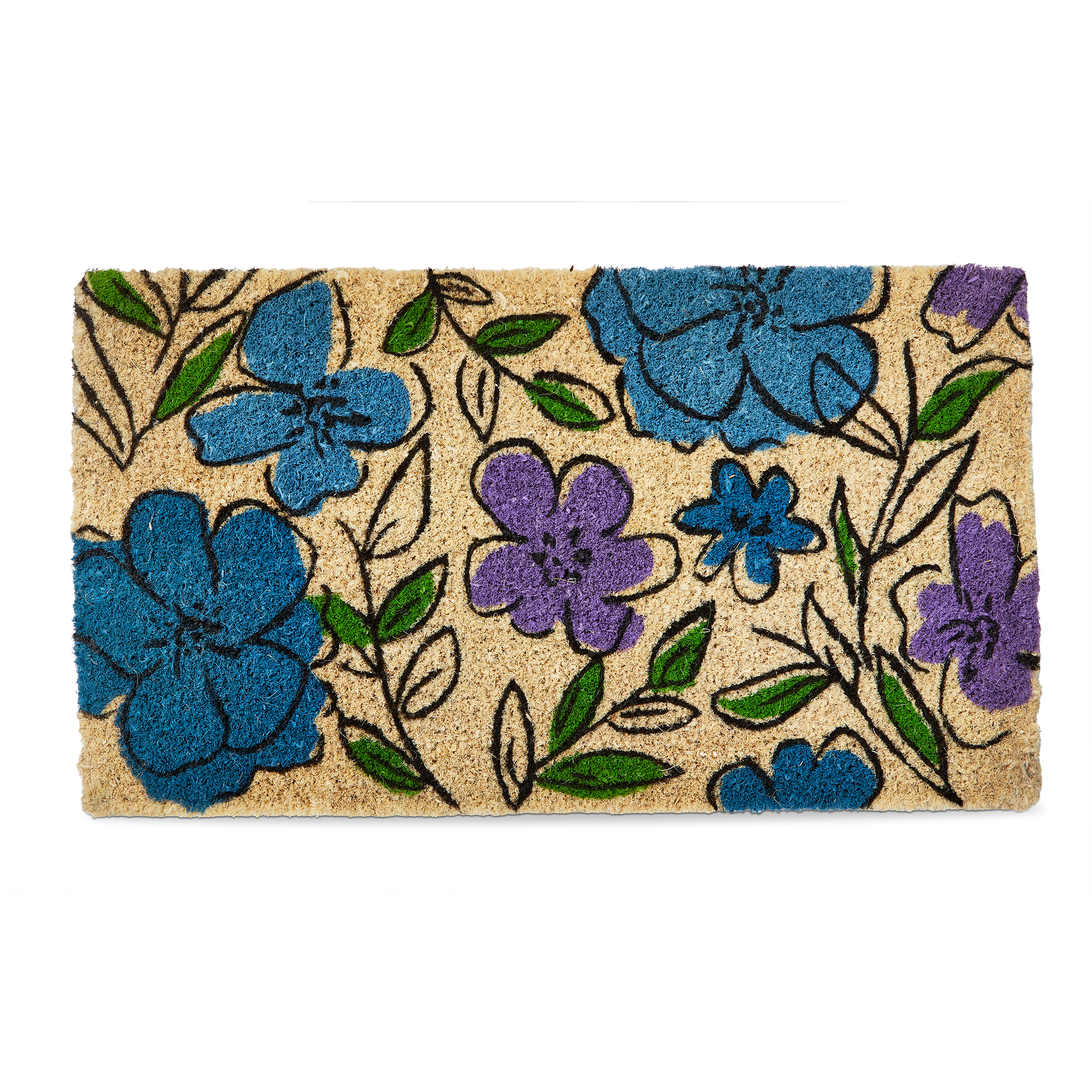 Picture of SKETCHED FLOWERS COIR MAT