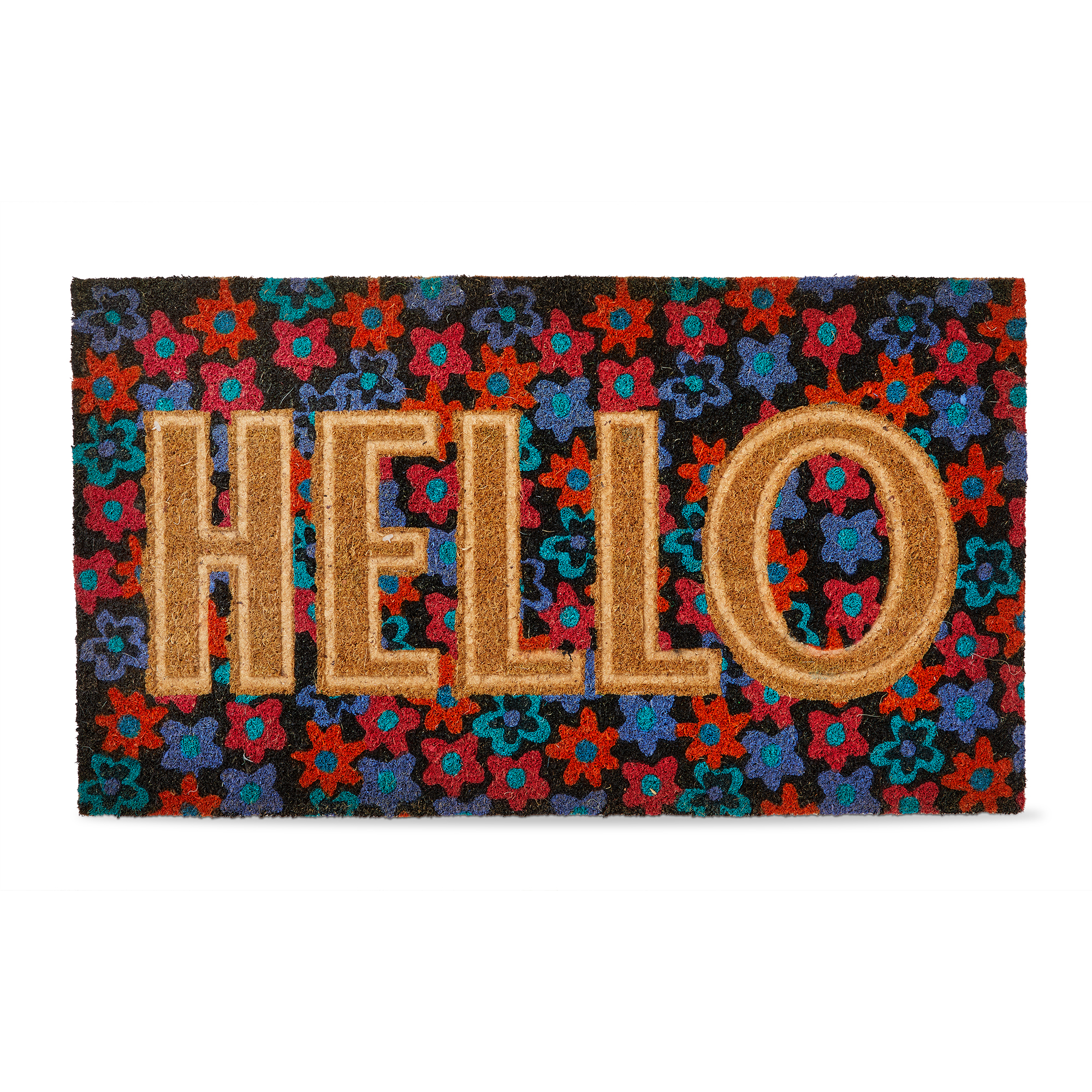 Picture of HELLO EMBOSSED NON-SLIP COIR MAT