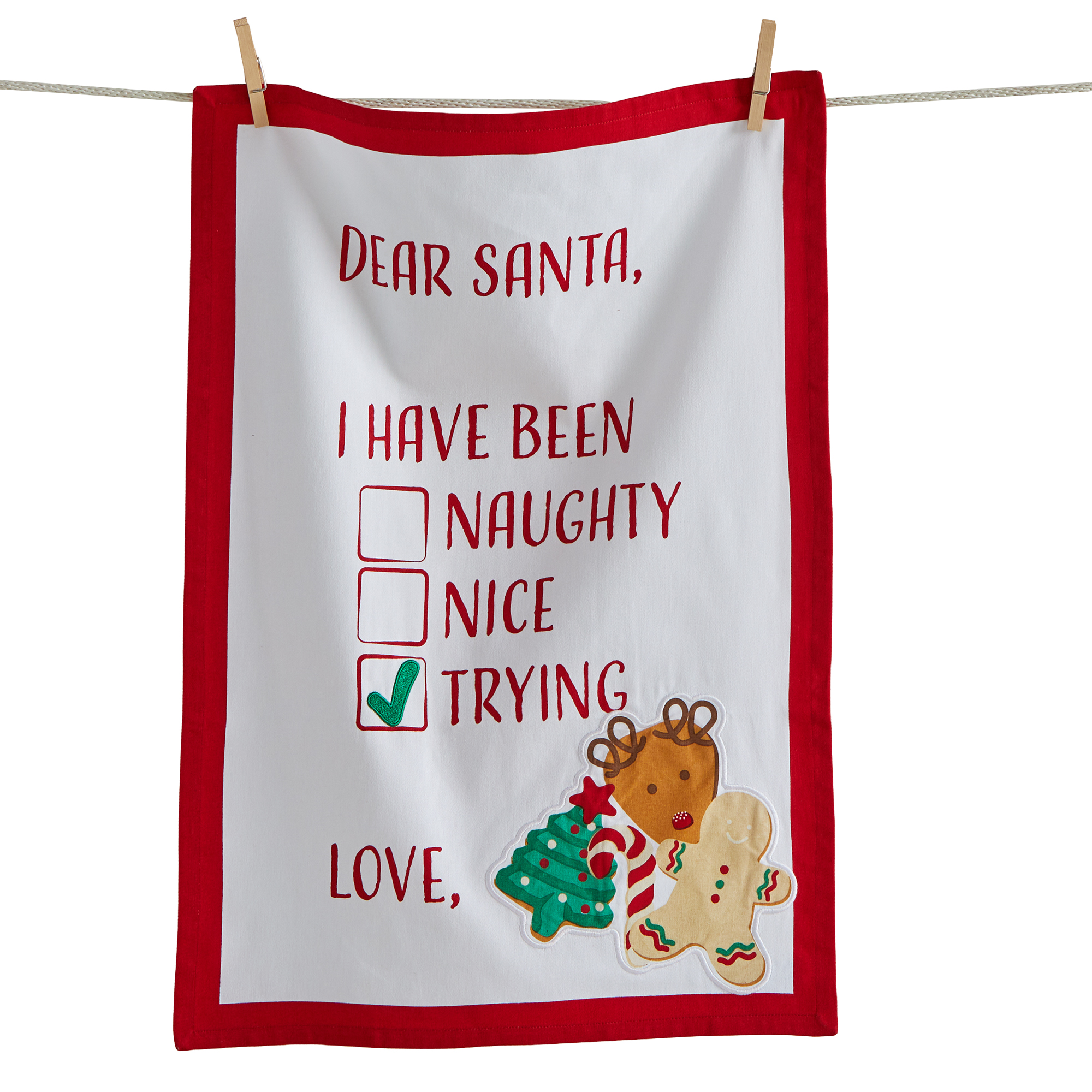 Picture of DEAR SANTA DISHTOWEL