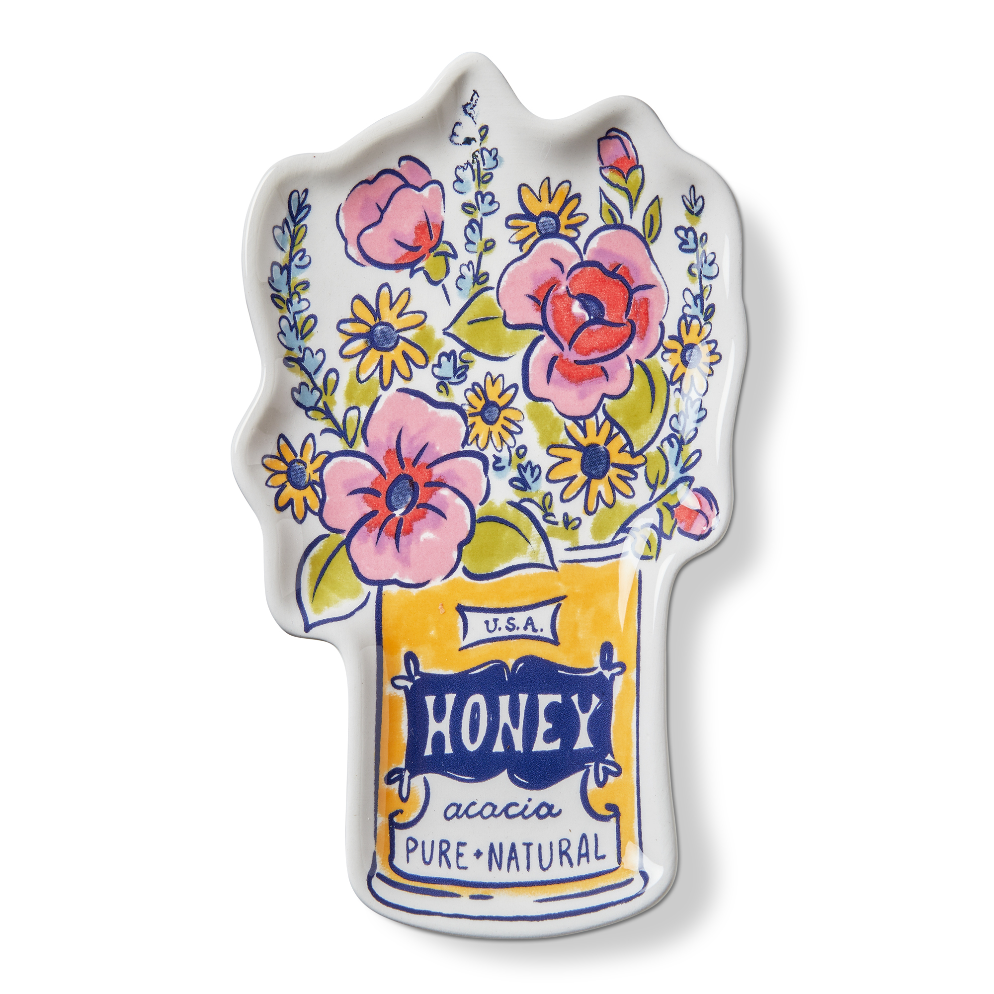 Picture of HONEY JAR BOUQUET TRINKET DISH