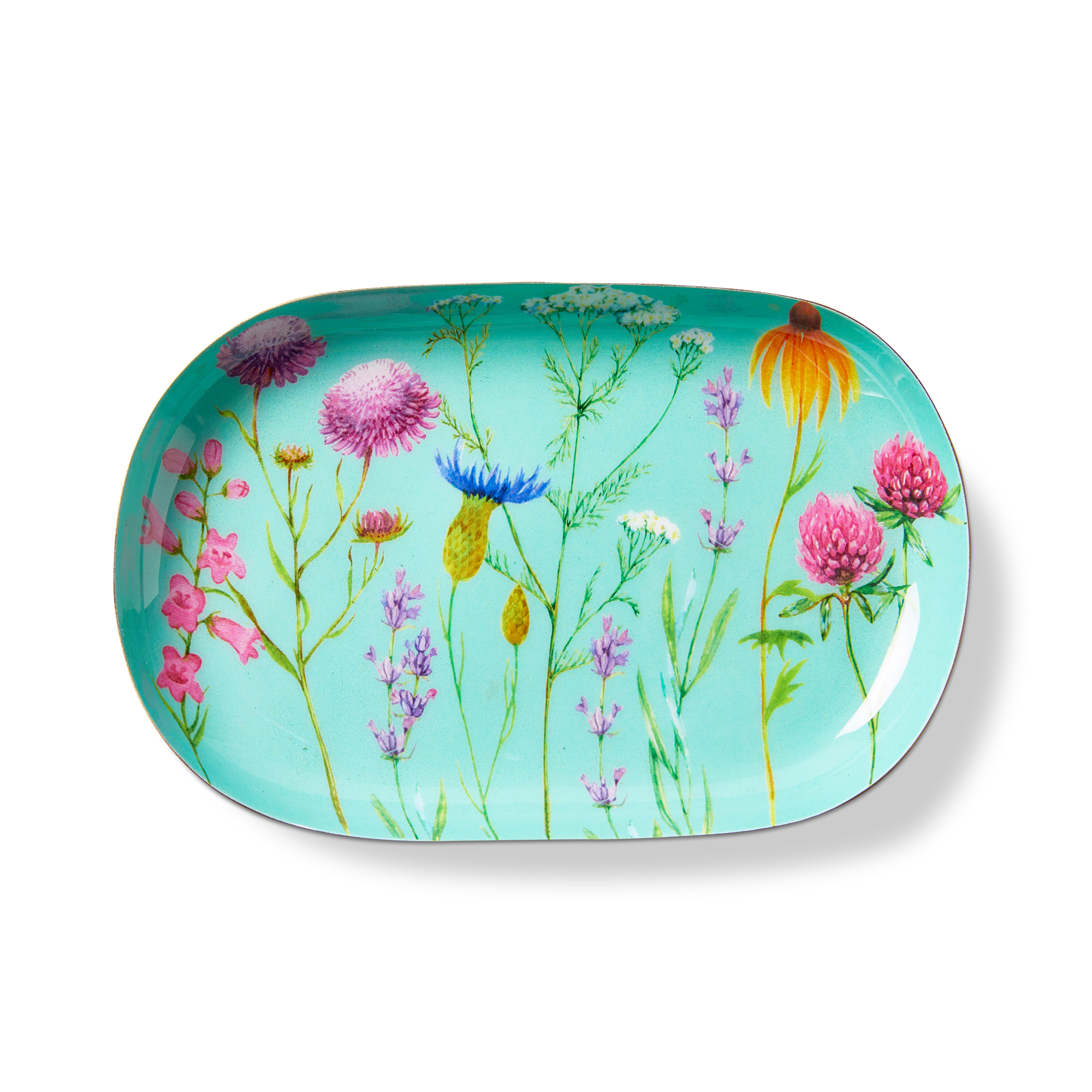 Picture of WILDFLOWERS METAL TRINKET TRAY