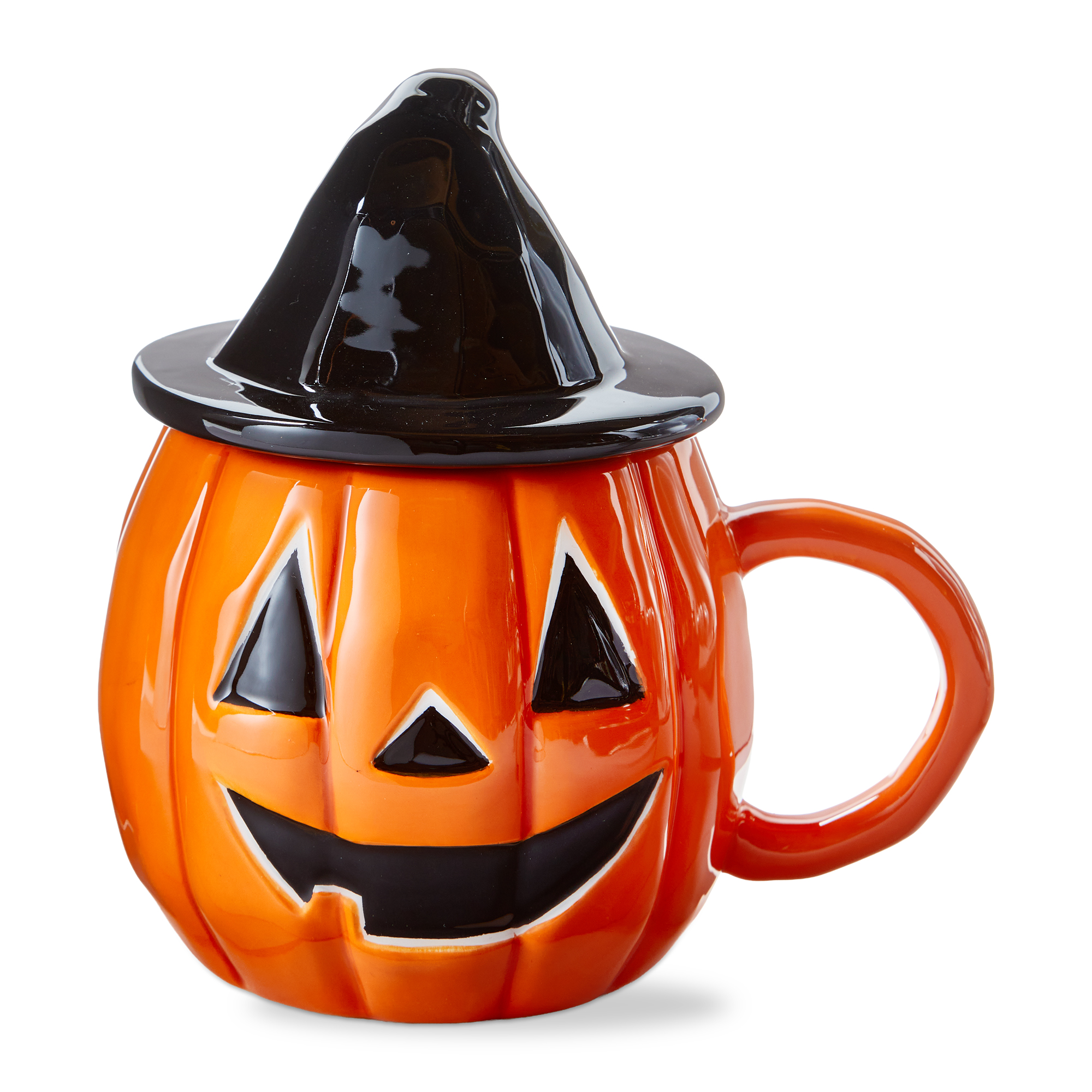 Picture of JACK-O-LANTERN LIDDED MUG