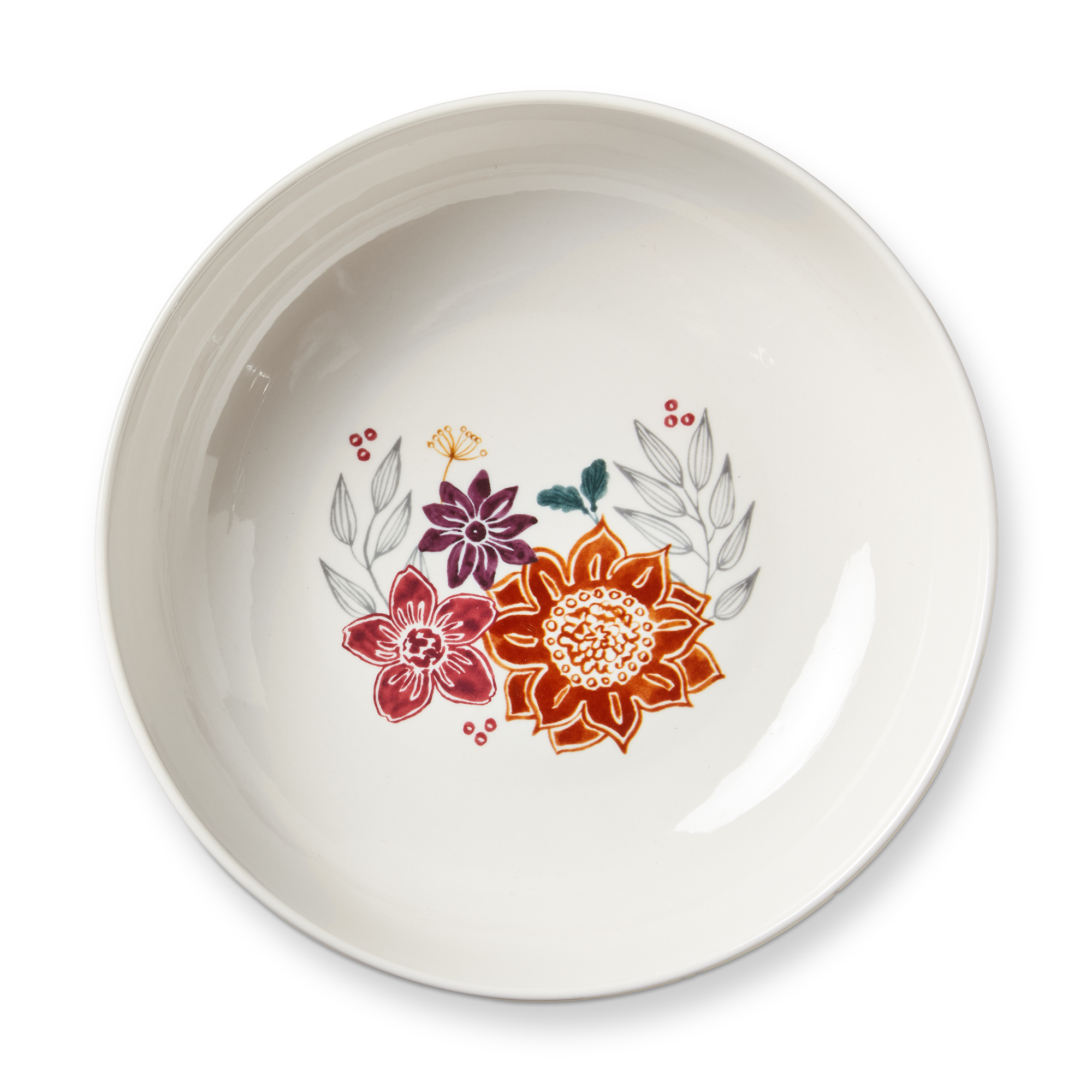 Picture of AUTUMN BLOOM SERVING BOWL