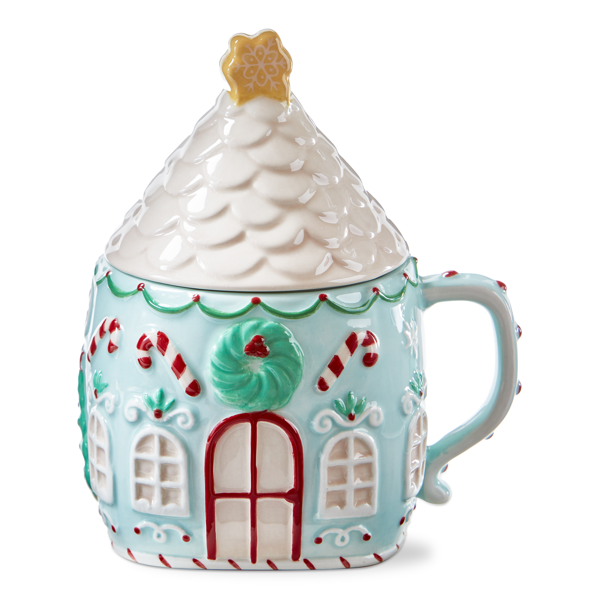 Picture of SWEETEST CHRISTMAS HOUSE LIDDED MUG