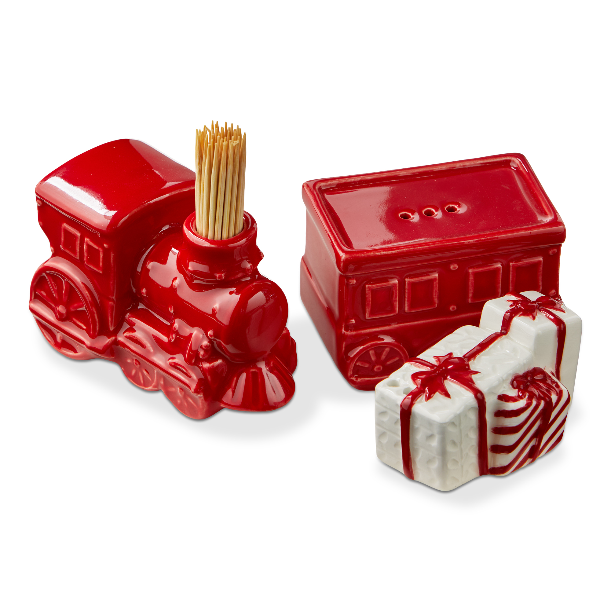 Picture of TRAIN TOOTHPICK HOLDER AND S&P SET