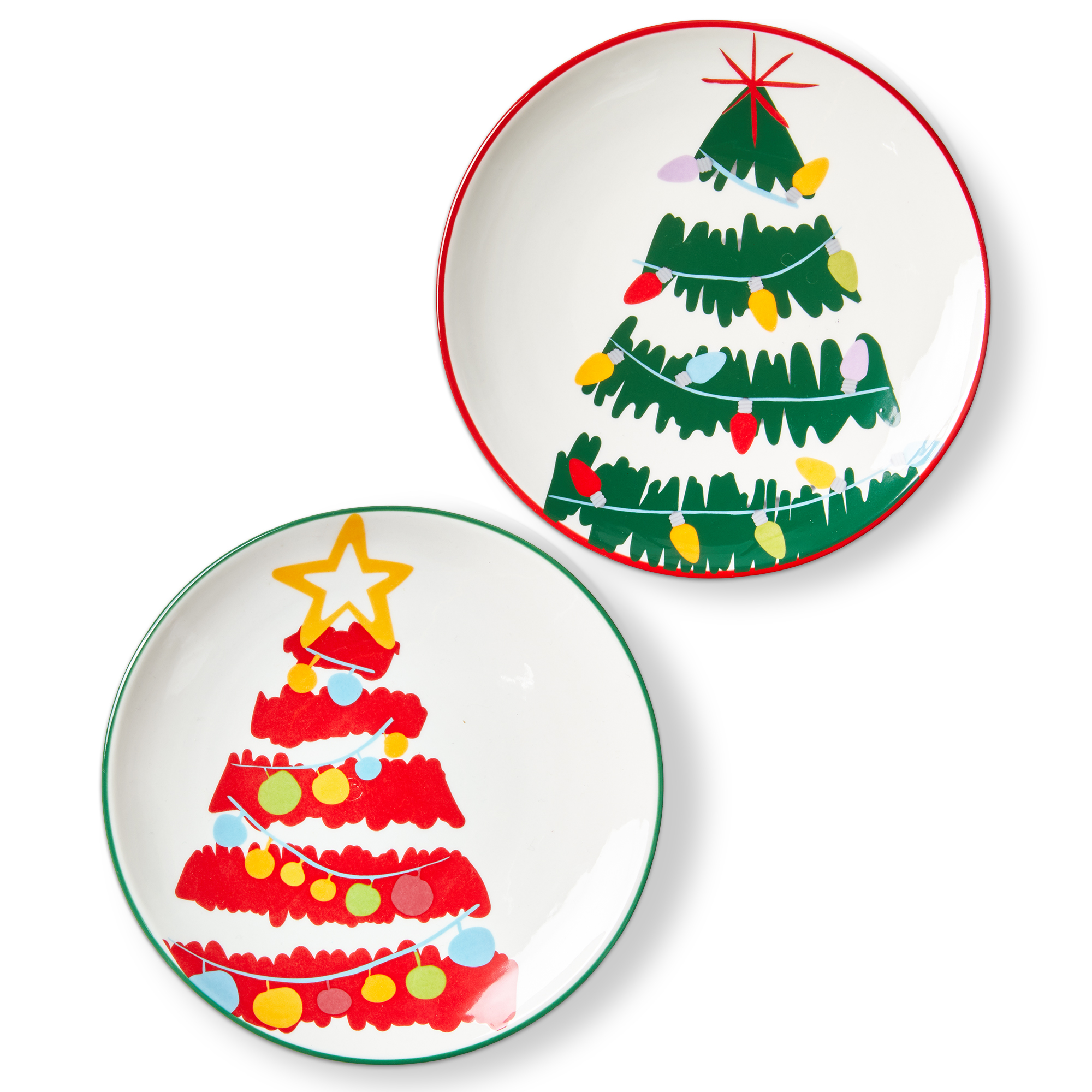 Picture of GROOVY TREES APPETIZER PLATE ASMT/2