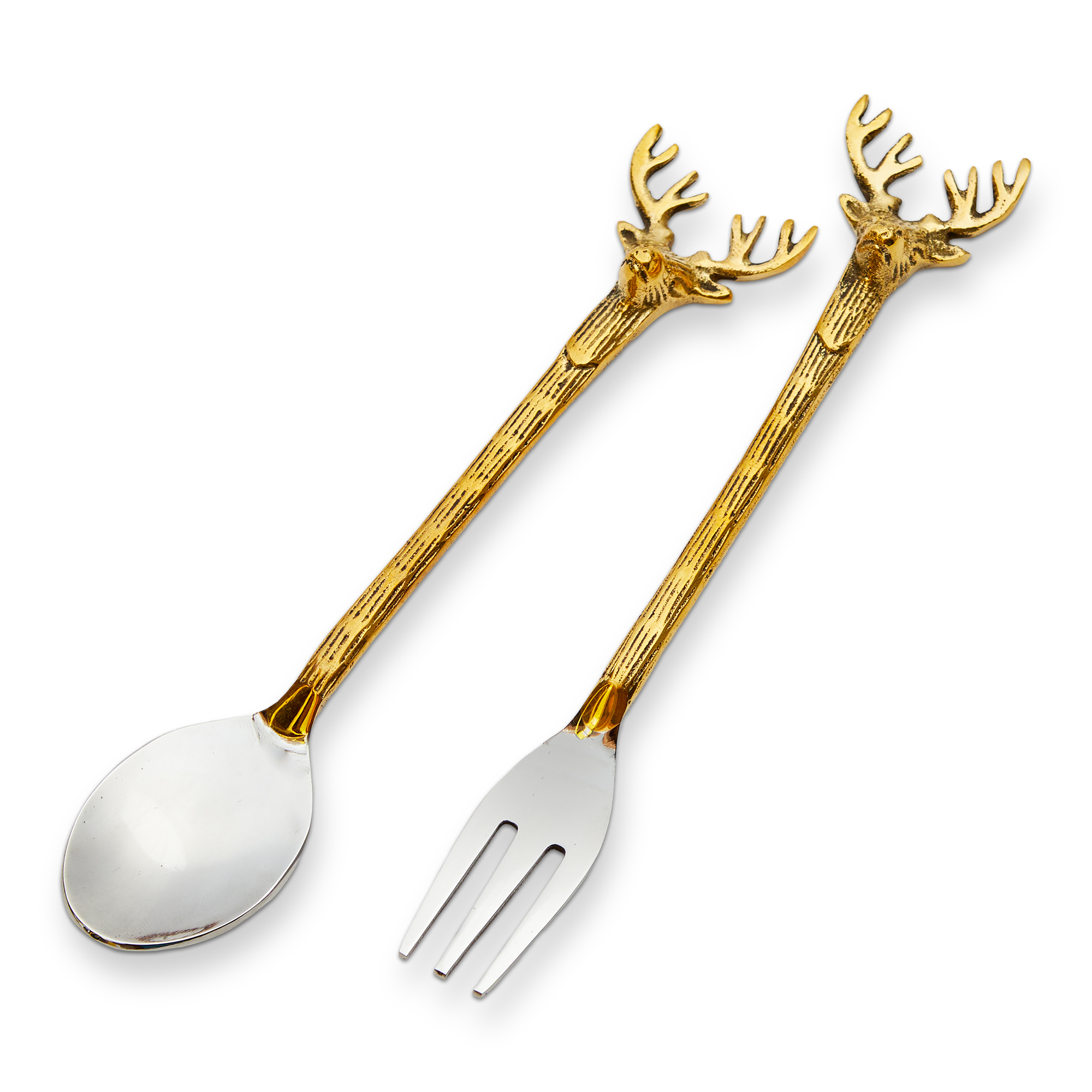 Picture of REINDEER APPETIZER FORK & SPOON S/2
