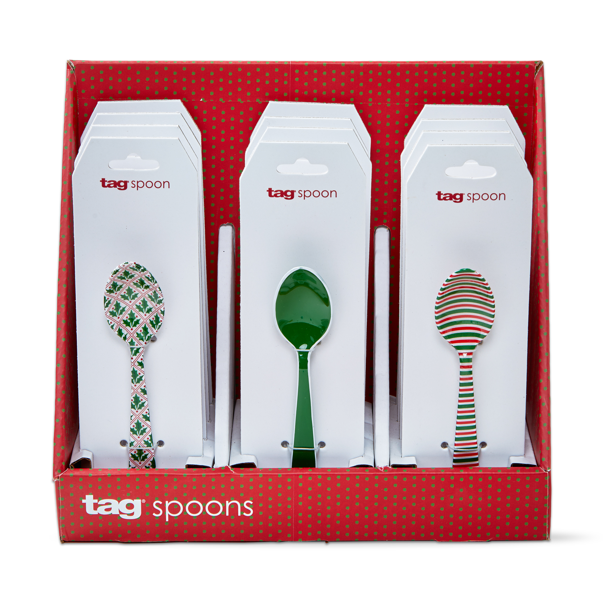 Picture of WONDERFUL XMAS ENAMEL SPOON ASMT/12 CDU