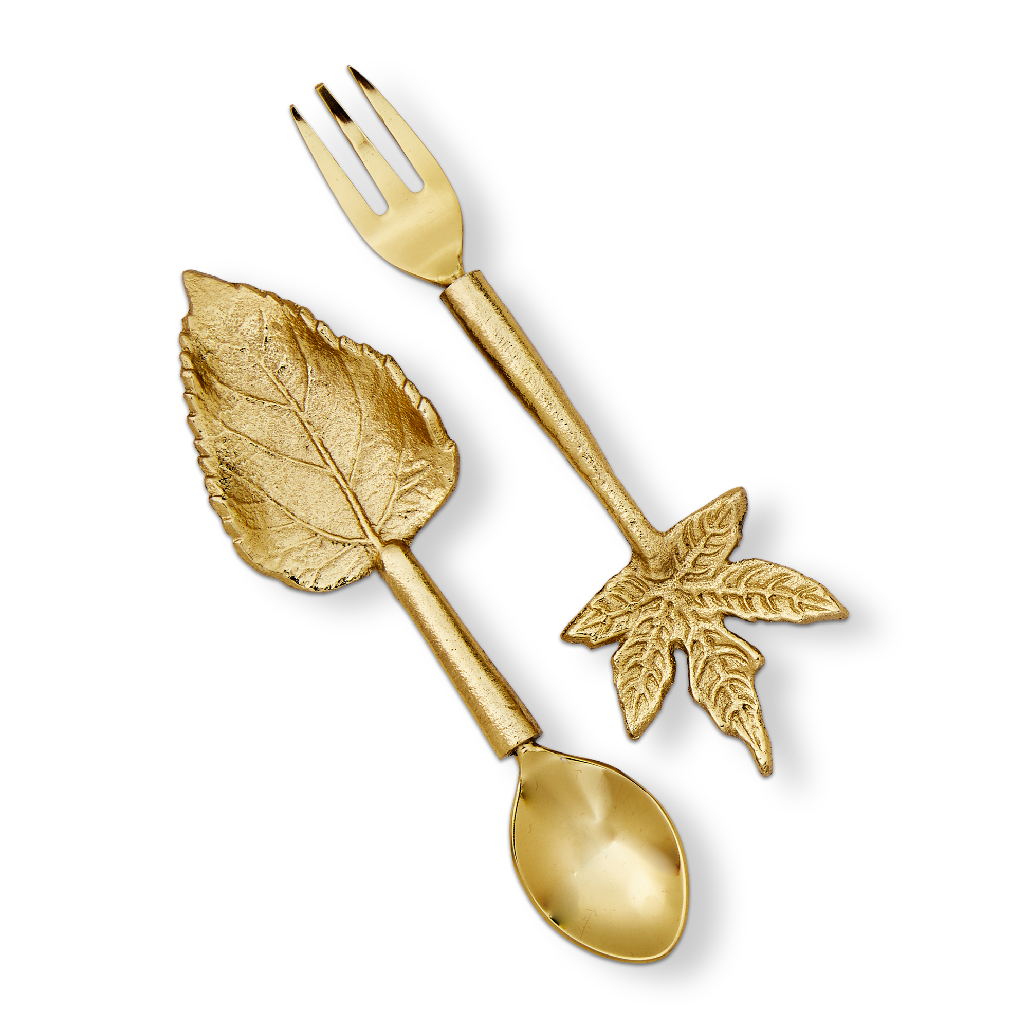 Picture of LEAF APPETIZER FORK & SPOON S/2