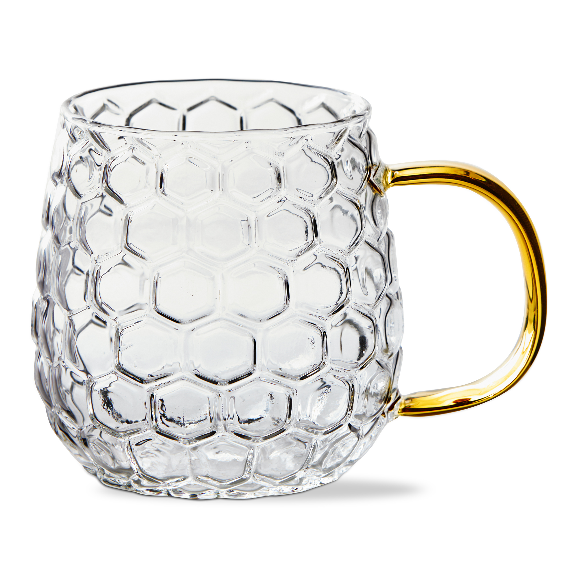 Picture of HONEYCOMB GLASS MUG
