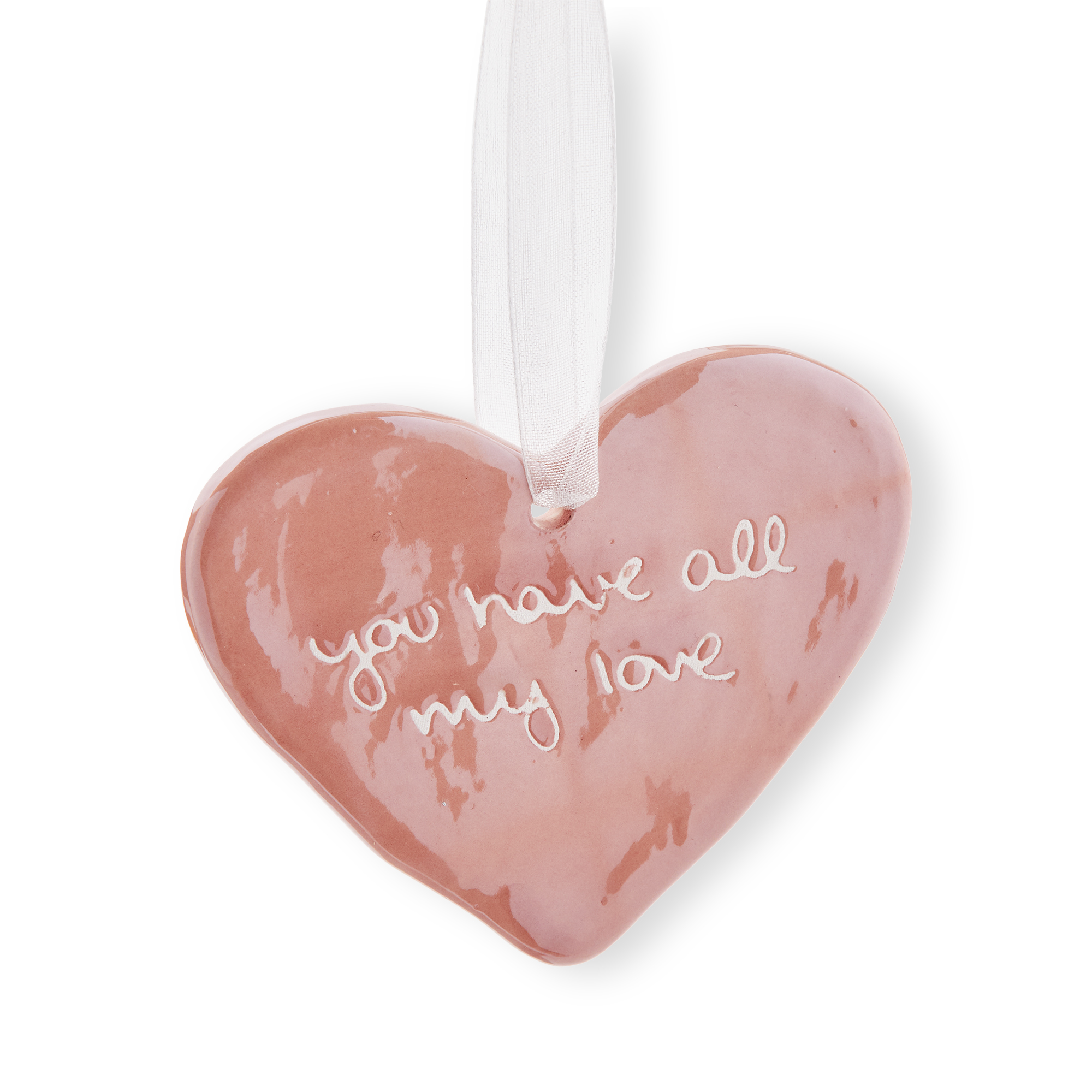 Picture of YOU HAVE ALL MY LOVE HEART ORNAMENT