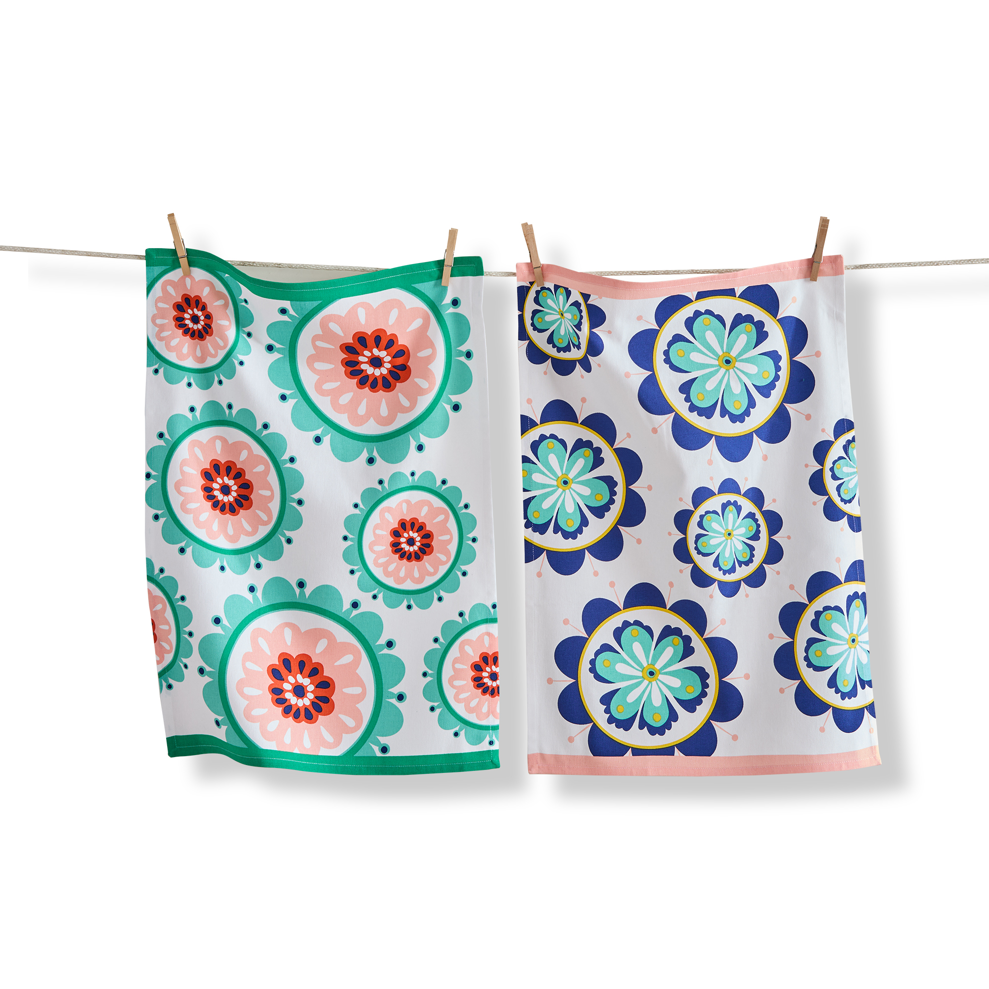 Picture of ECLECTIC FUN DISHTOWEL S/2