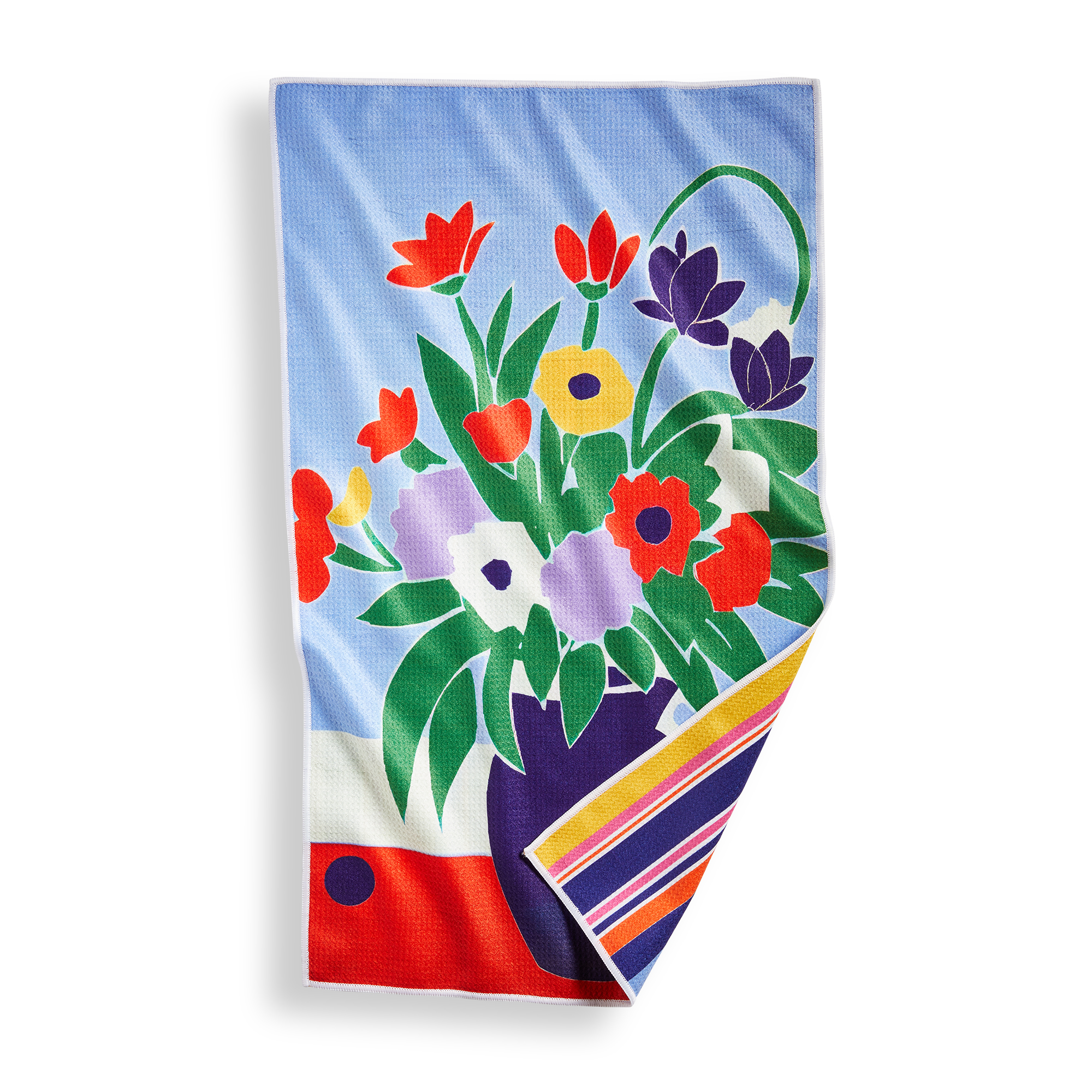 Picture of VASE OF FLOWERS SUPER ABSORBENT DISHTOWL
