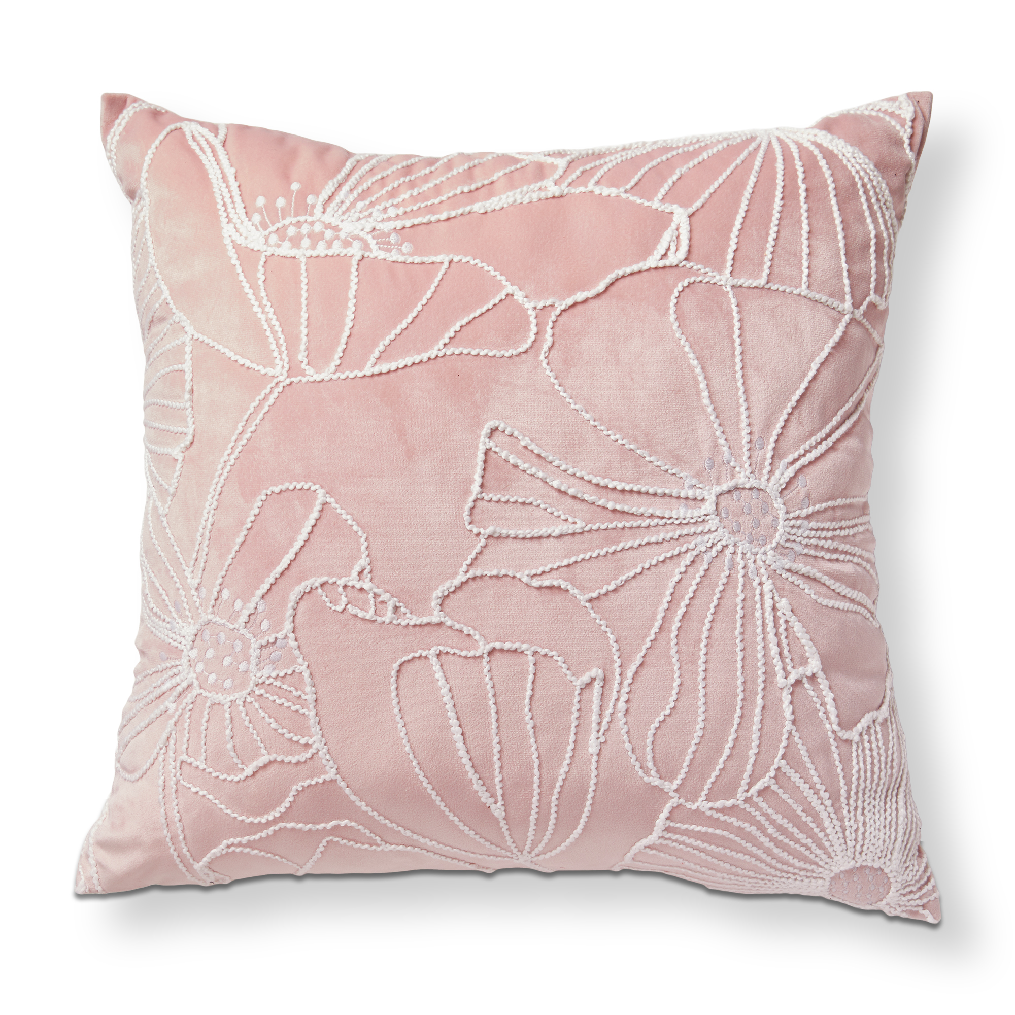 Picture of POPPY EMBROIDERED VELVET PILLOW